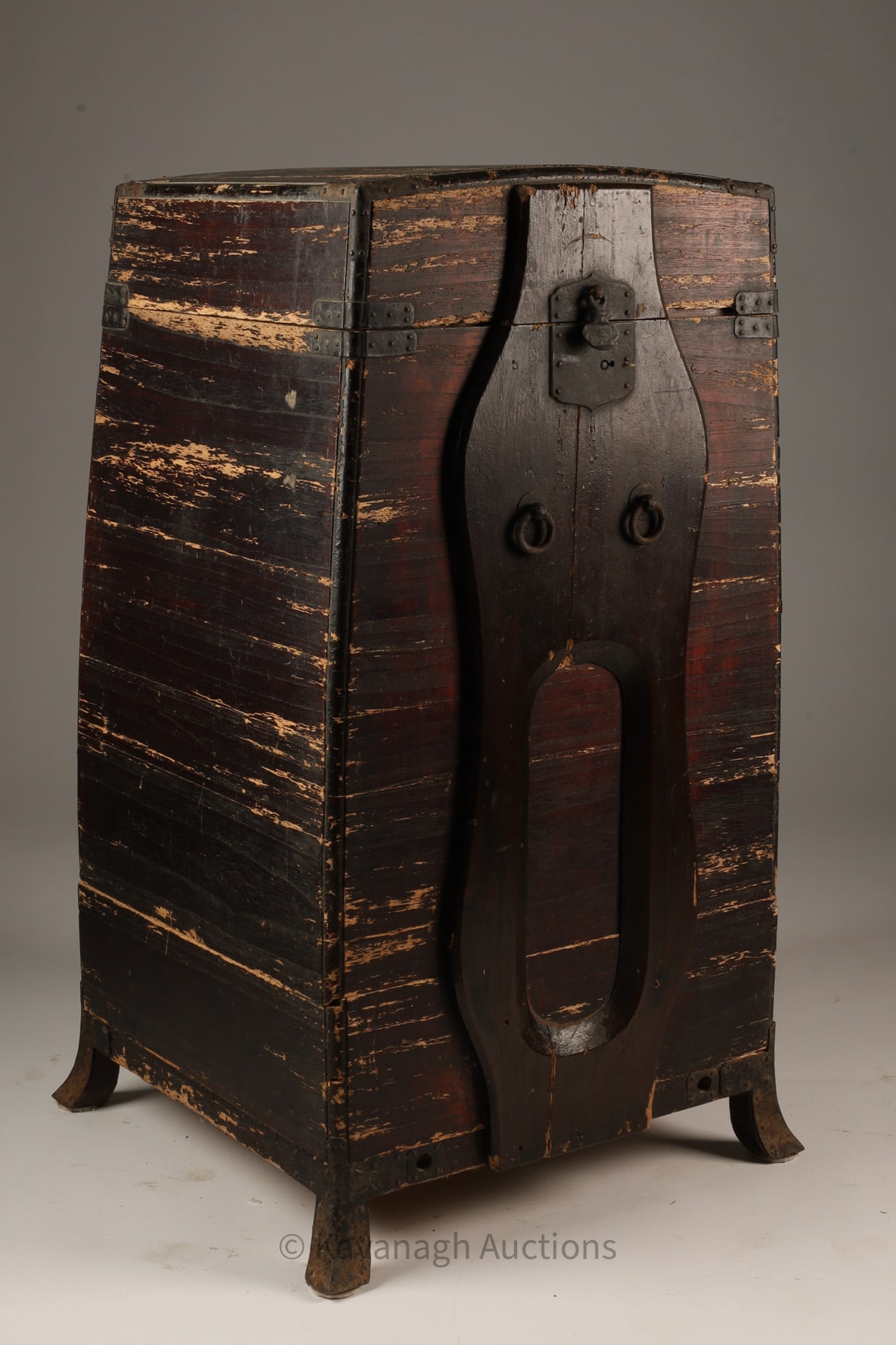 Antique Japanese Tall Samurai Hitsu Armour Box (1 of 6)