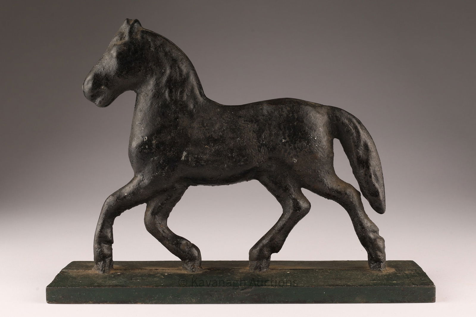 1920s Cast Iron Horse Doorstop Original Paint (1 of 6)