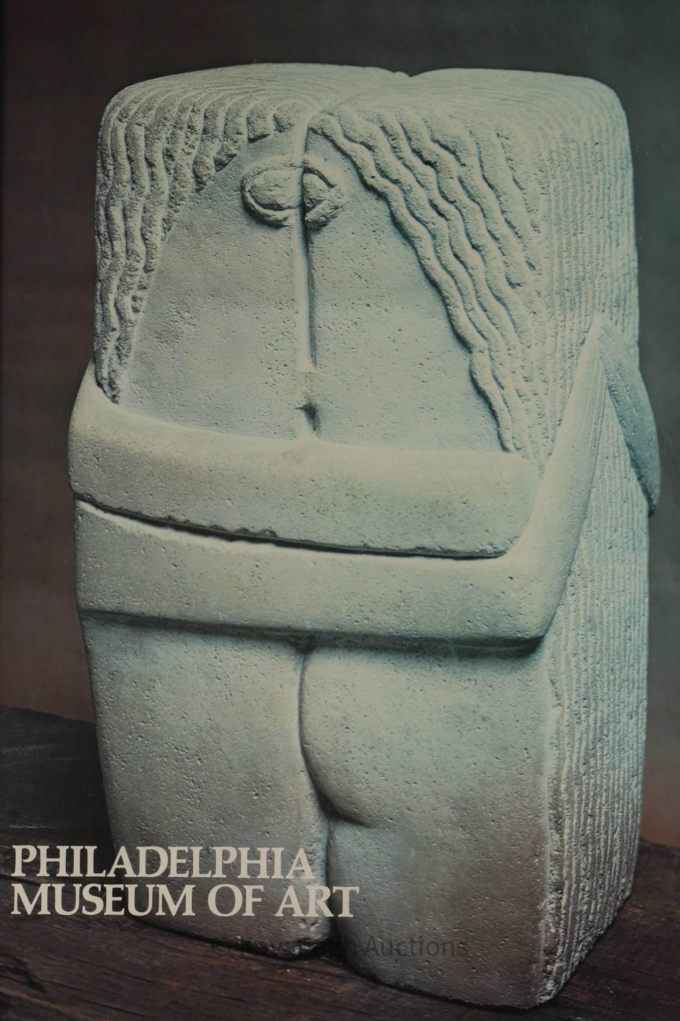 Rare Constantin Brancusi Kiss Philadelphia Poster (1 of 4)