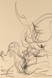 Raymond Moretti Signed Lithograph Female Body: Raymond Moretti Signed Lithograph Female Body. Signed lower left, numbered 29/185. Paper measures 25.5 inches H x 20 W. Unframed.
