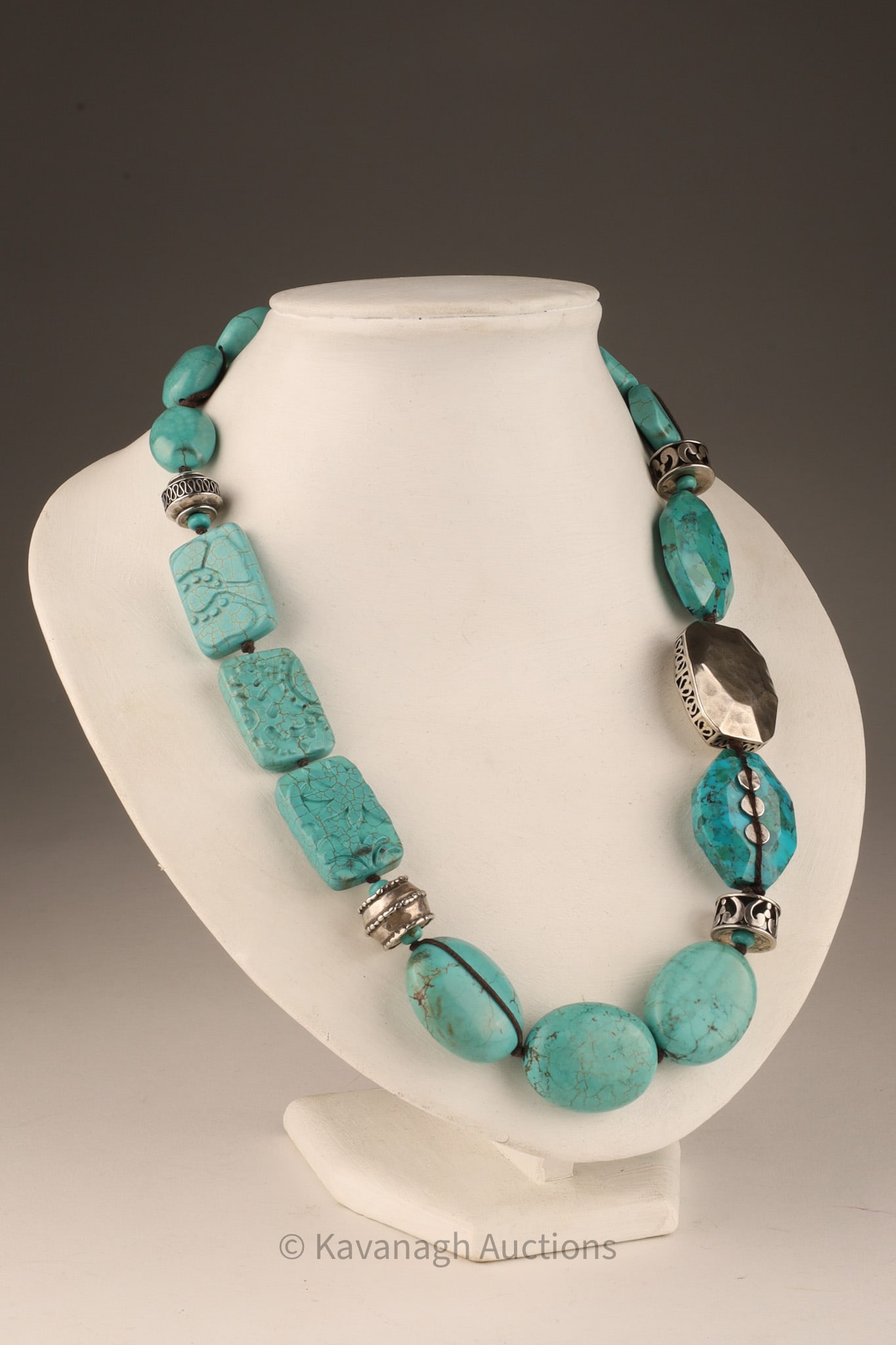 Silpada 925 Sterling Chunky Turquoise Necklace (1 of 6)