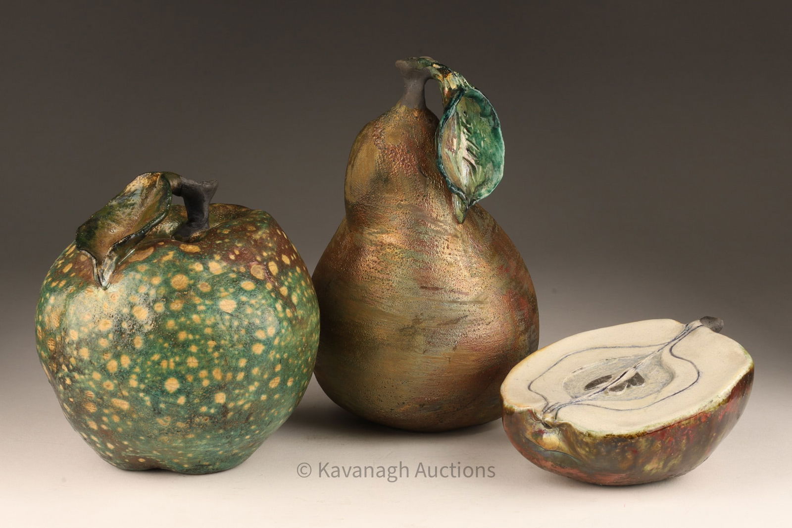 3 Marlen Moggach Canadian Raku Pottery Fruits (1 of 7)