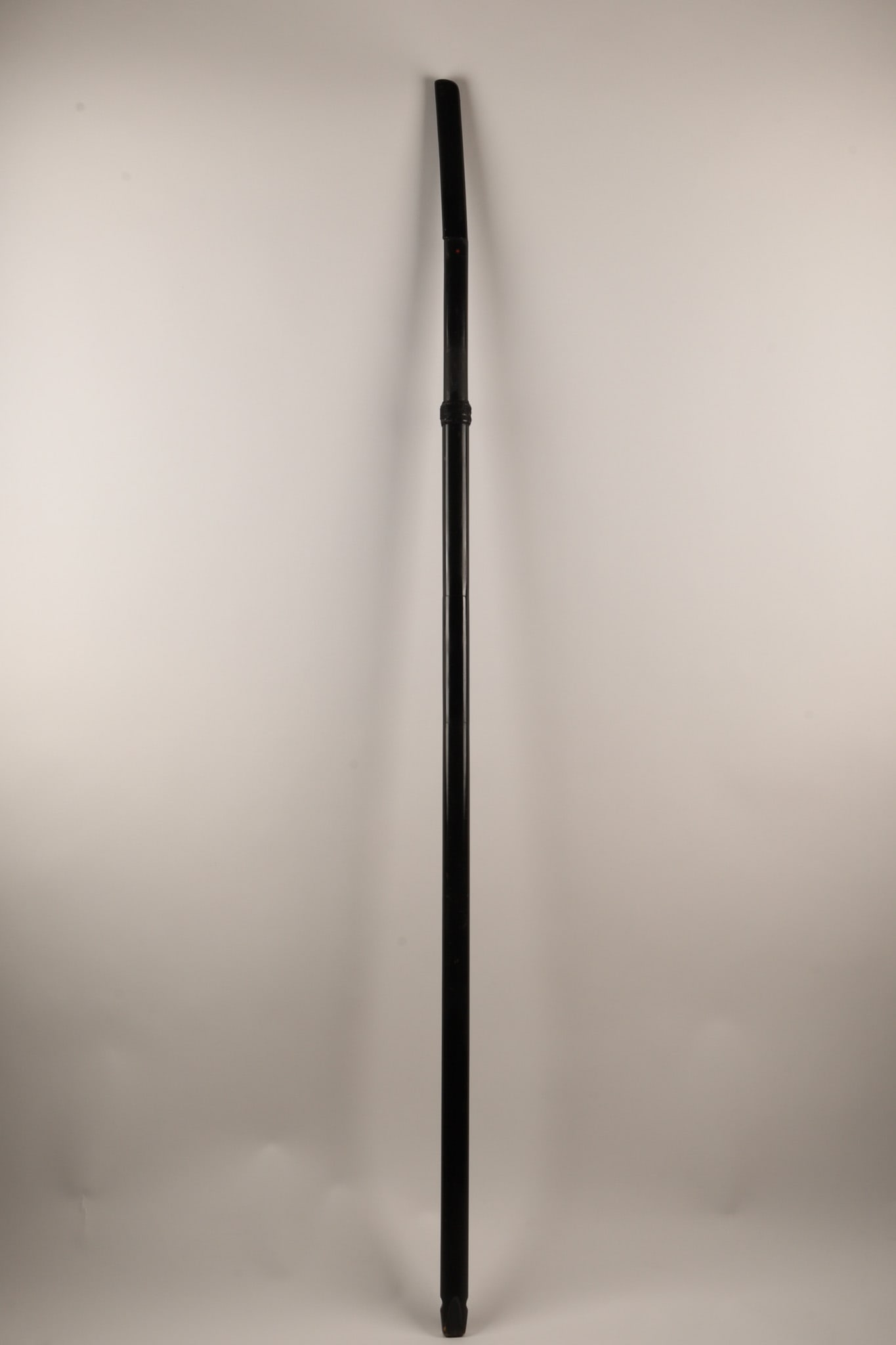 Antique Japanese Samurai Yari: Antique Japanese Samurai Yari. 70 inches L, blade measures 8 inches with etched design on blade.