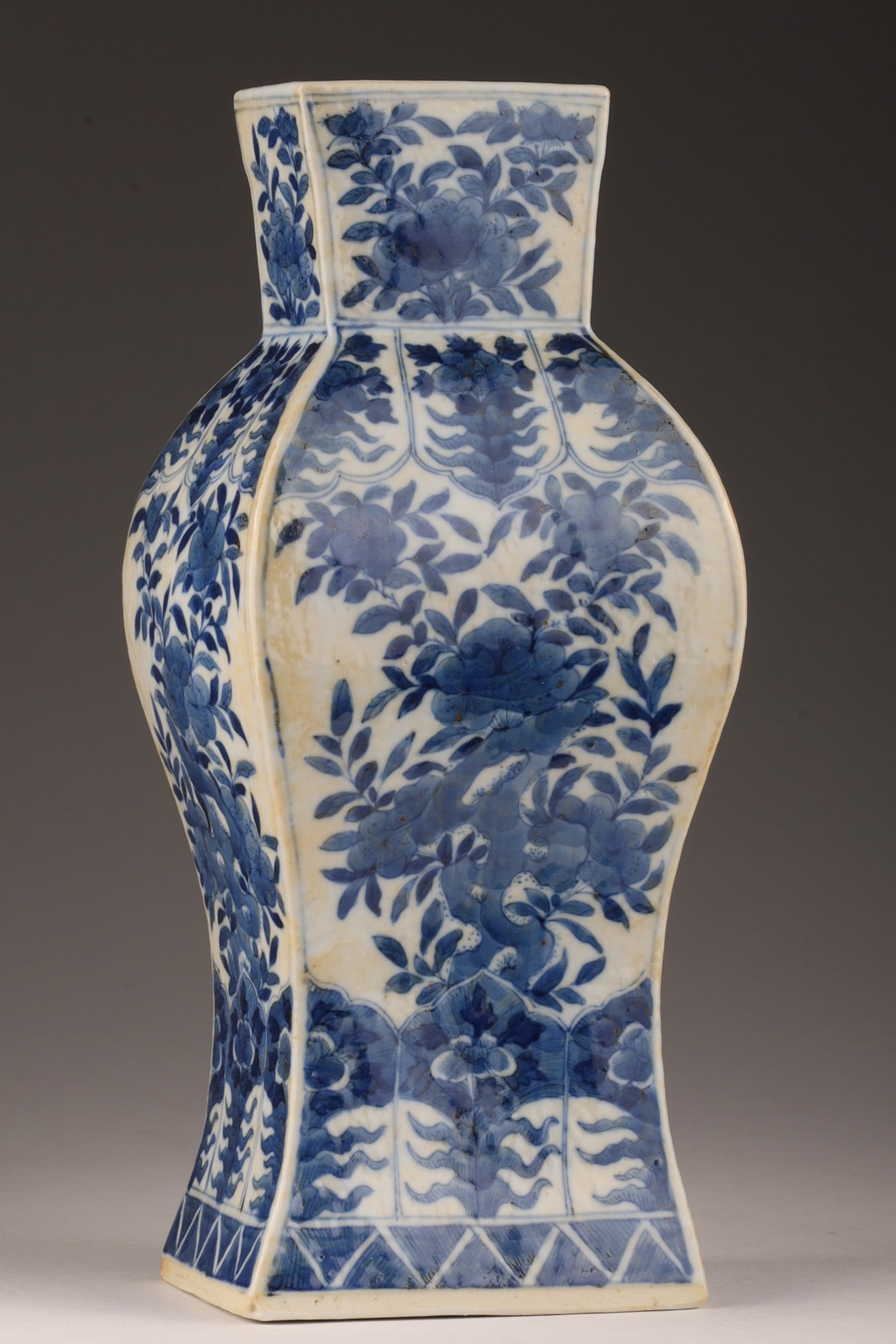 Antique Chinese Blue White Porcelain Vase (1 of 7)