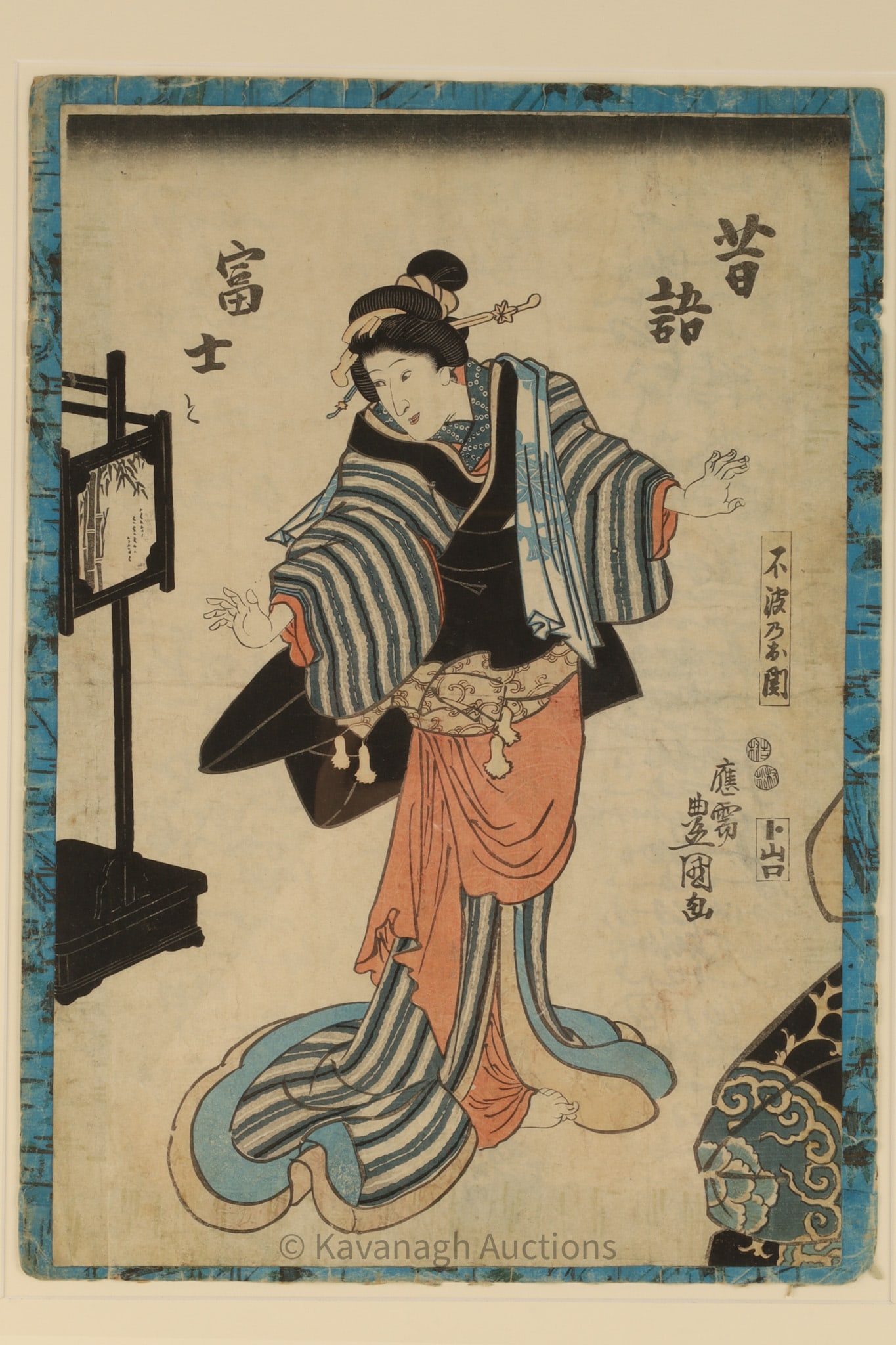 Japanese Woodblock Print Utagawa Kunisada (1 of 6)