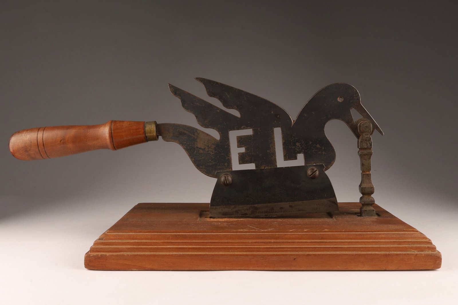 Antique Quebec Folk Art Tobacco Cutter Bird Shape (1 of 7)