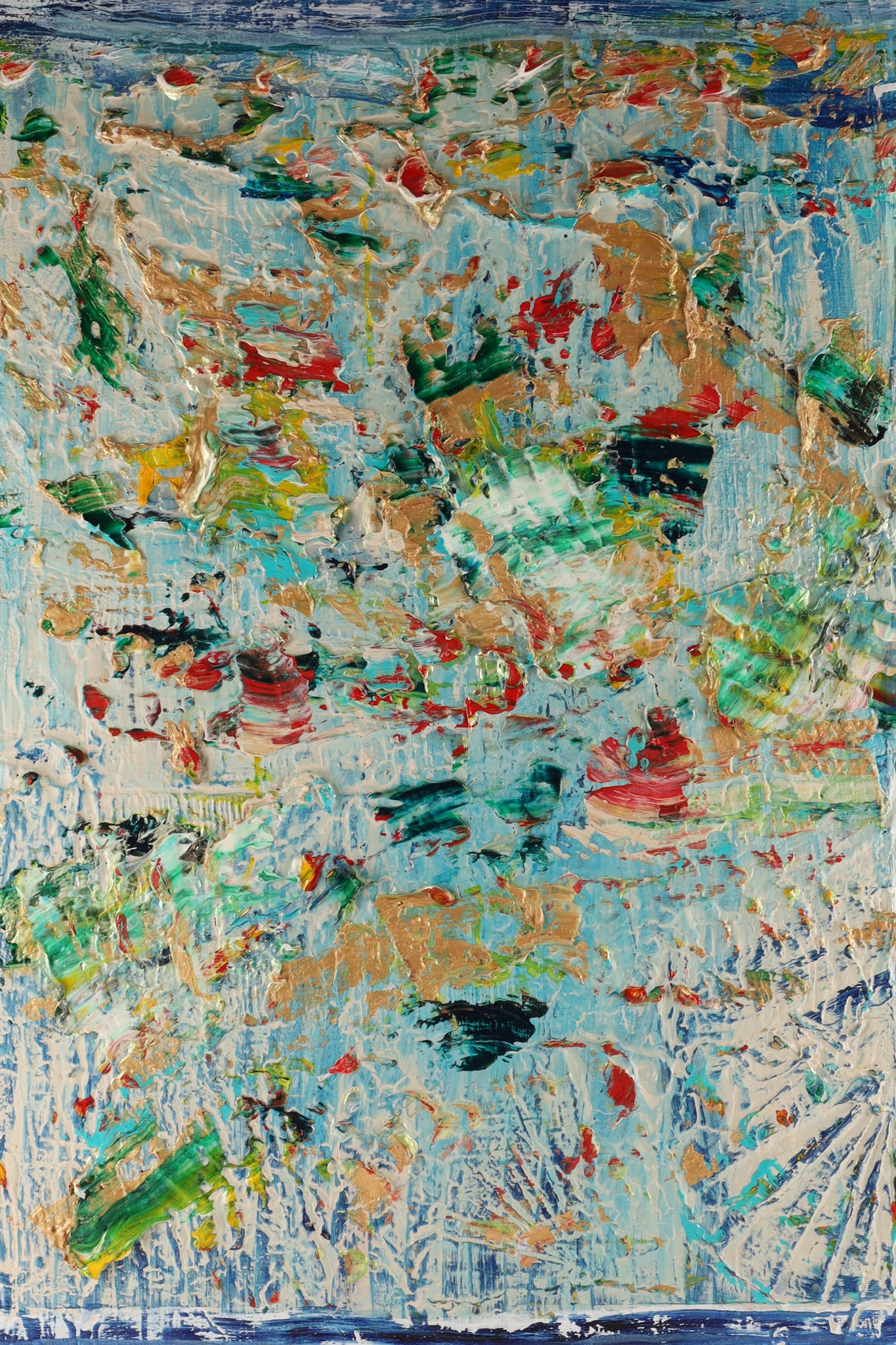 Roy Lerner Abstract Acrylic on Canvas Resonator (1 of 8)