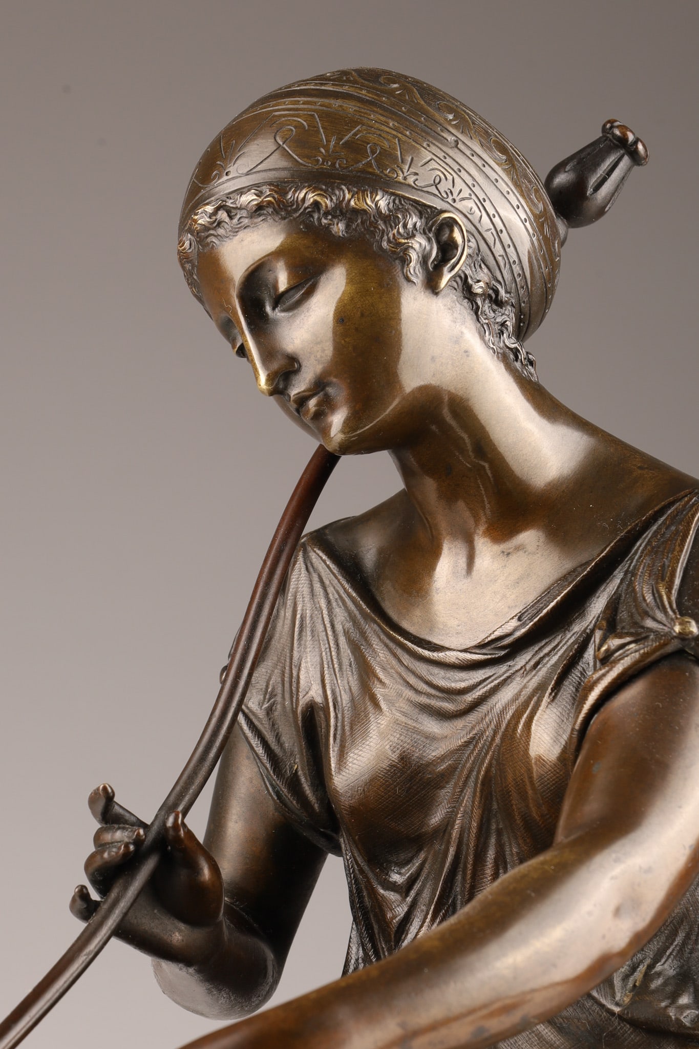 French Bronze Grand Tour Seated Woman Delesalle (1 of 13)