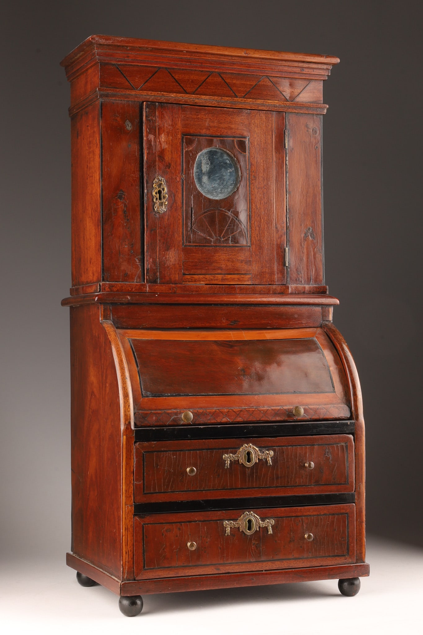 Antique Miniature Salesman's Sample Secretaire (1 of 8)