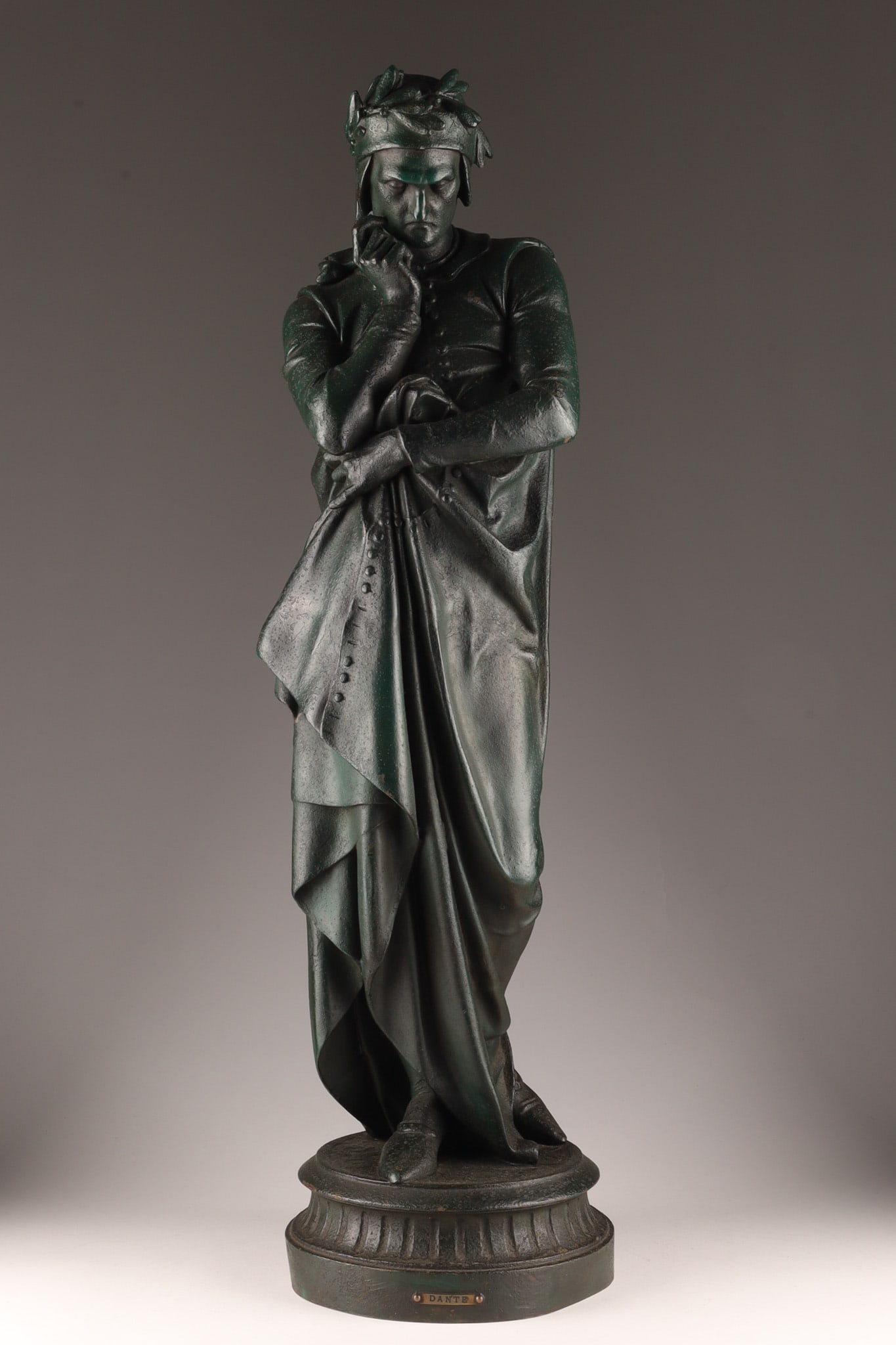 Albert-Ernest De Carrier-Belleuse Dante Sculpture (1 of 13)