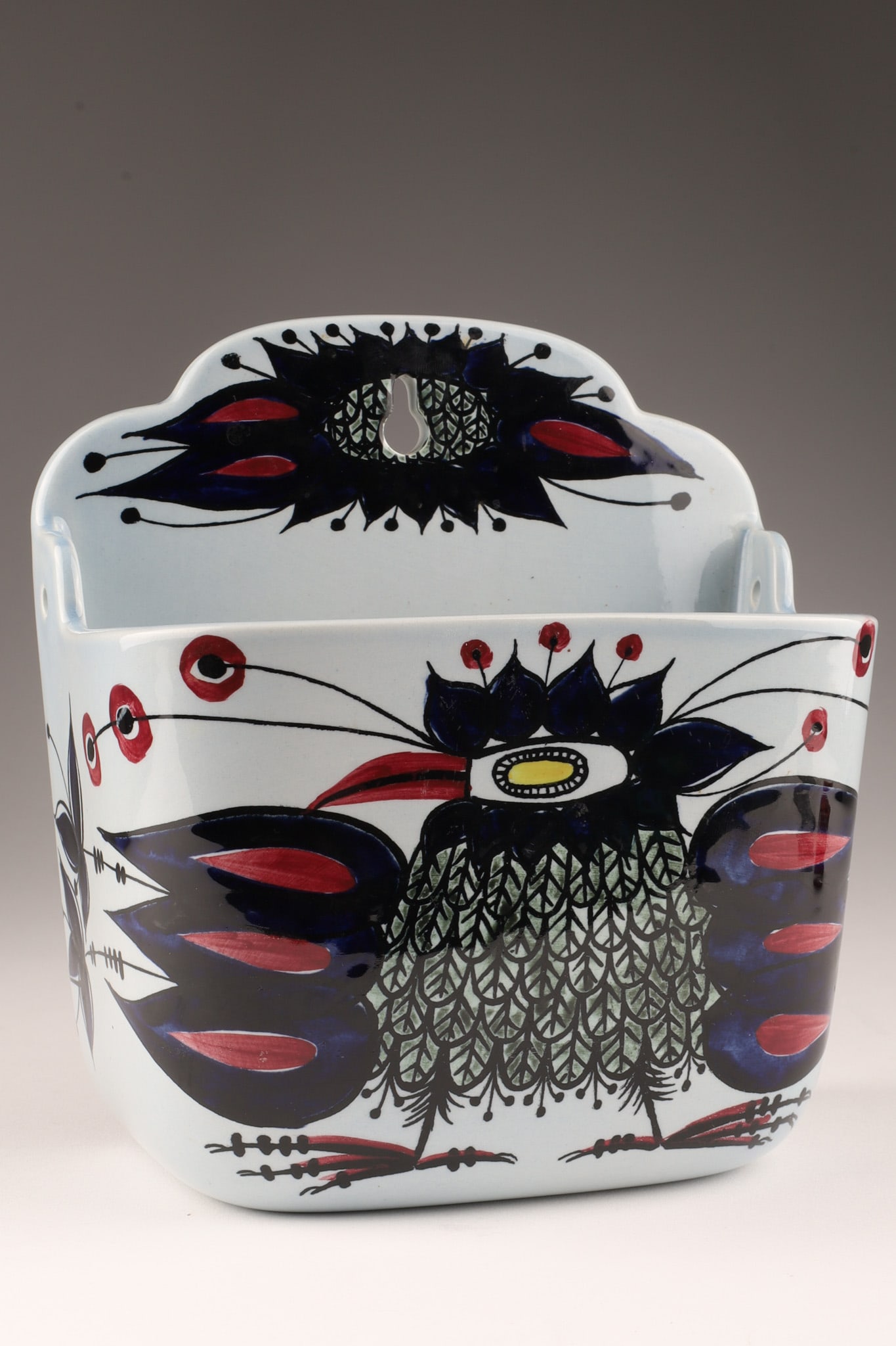 MCM Royal Copenhagen Porcelain Crazy Bird Salt Box (1 of 6)