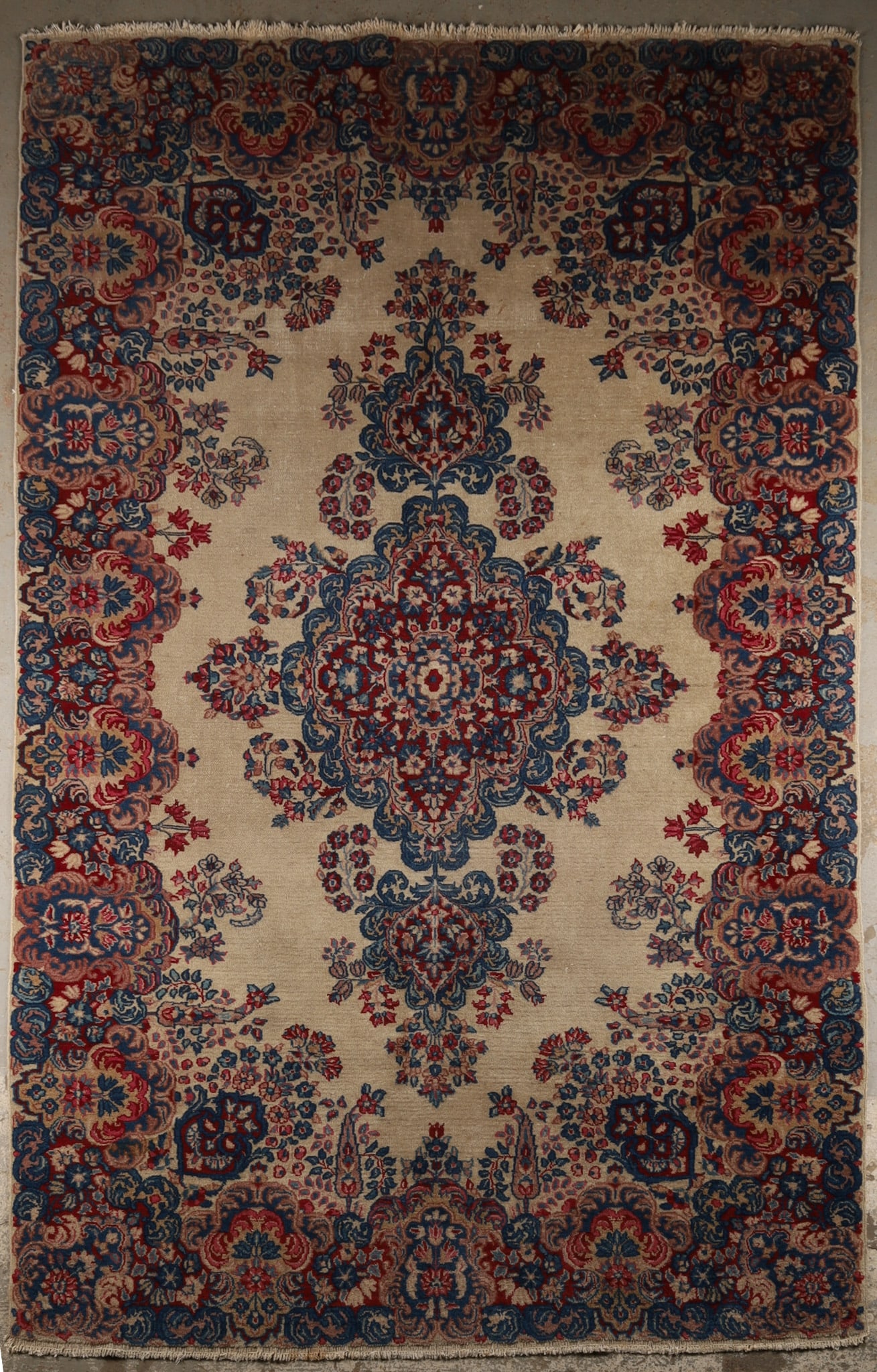 Antique 1930s Indian Oriental Area Rug (1 of 7)