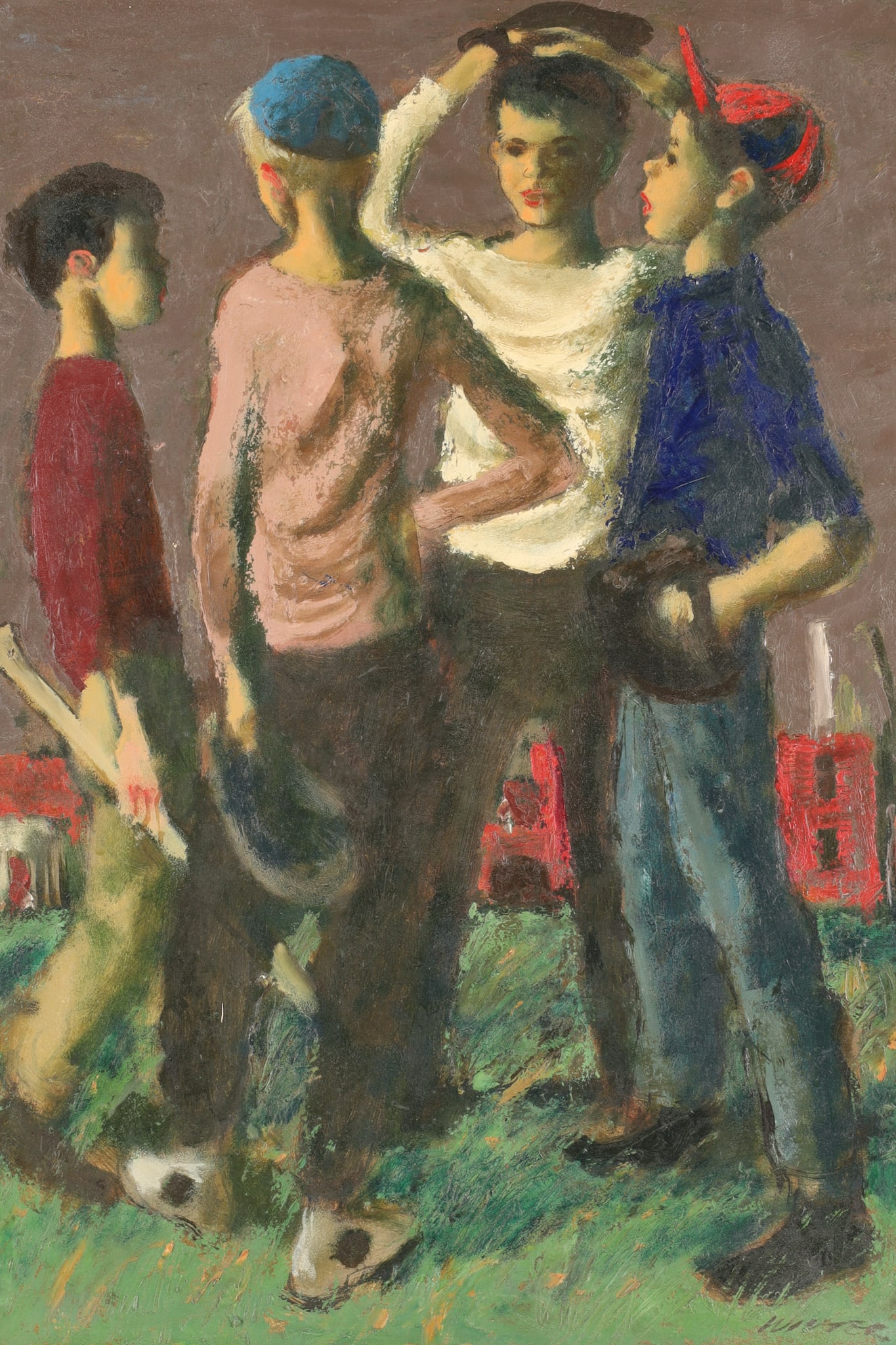 William Arthur Winter (Canadian, 1909-1996) Boys (1 of 6)