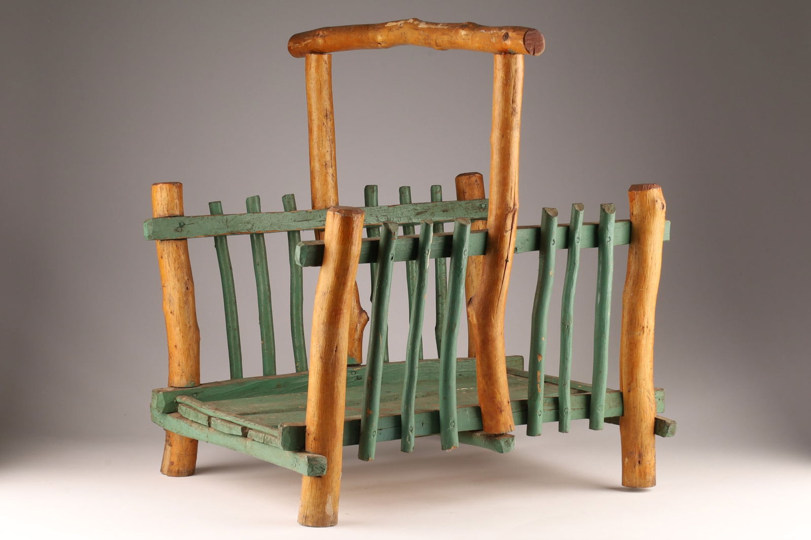 Adirondack Branch Twig Construction Log Carrier (1 of 10)