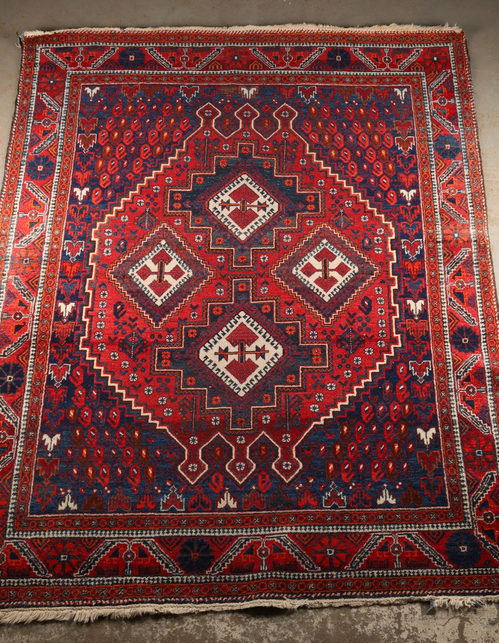 Vintage Middle Eastern Area Rug Carpet (1 of 9)
