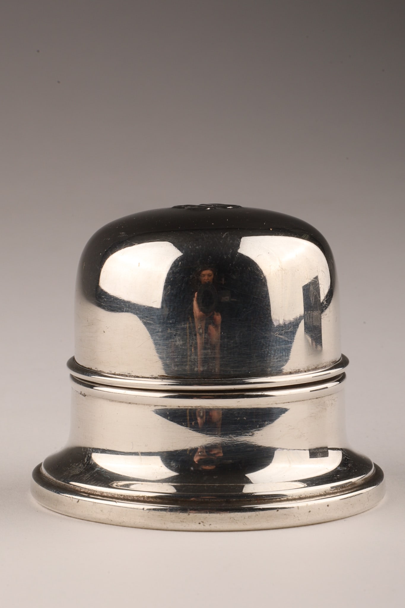 Antique Sterling Silver Birks Double B Ring Box (1 of 6)