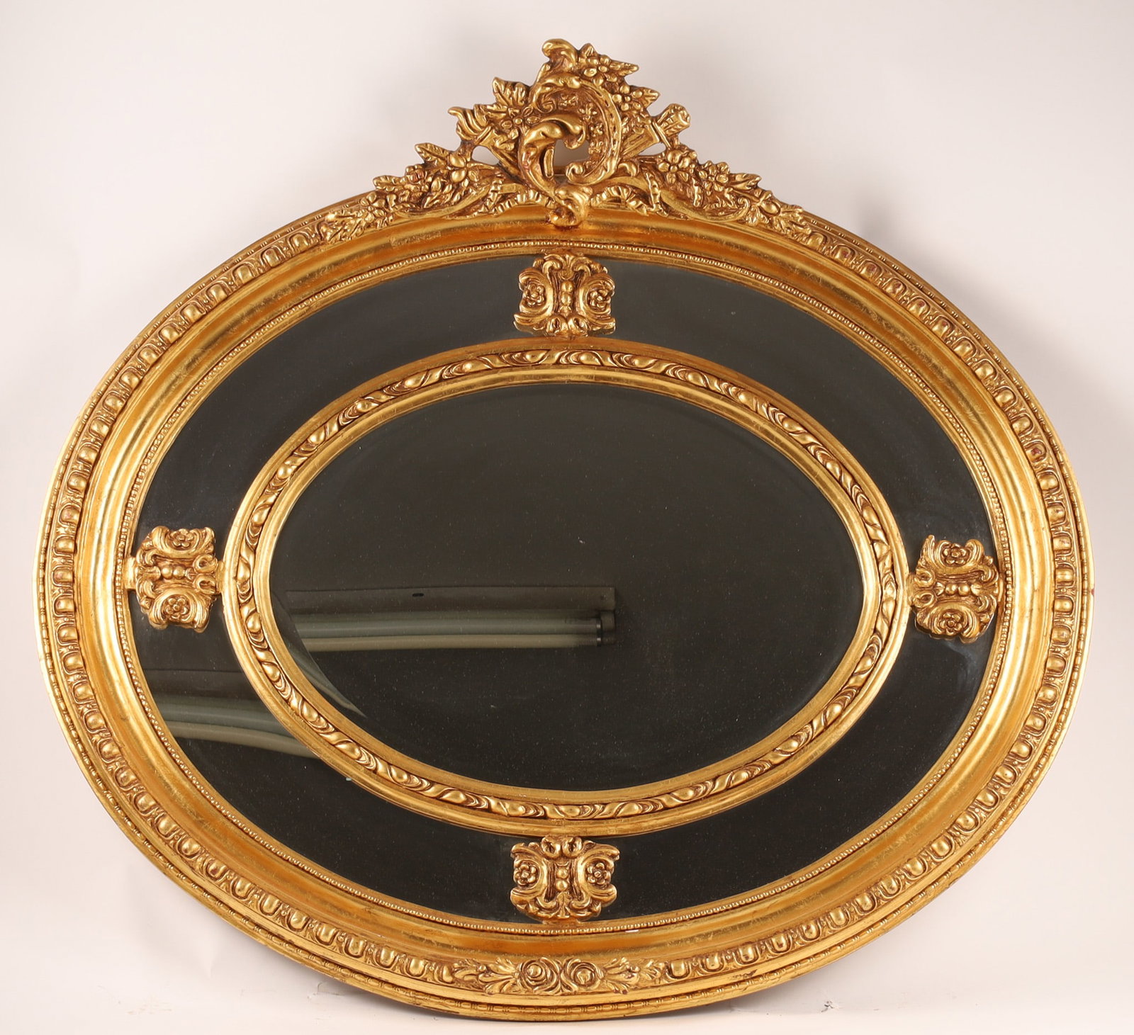 Large Victorian Style Marginal Gilt Mirror (1 of 9)