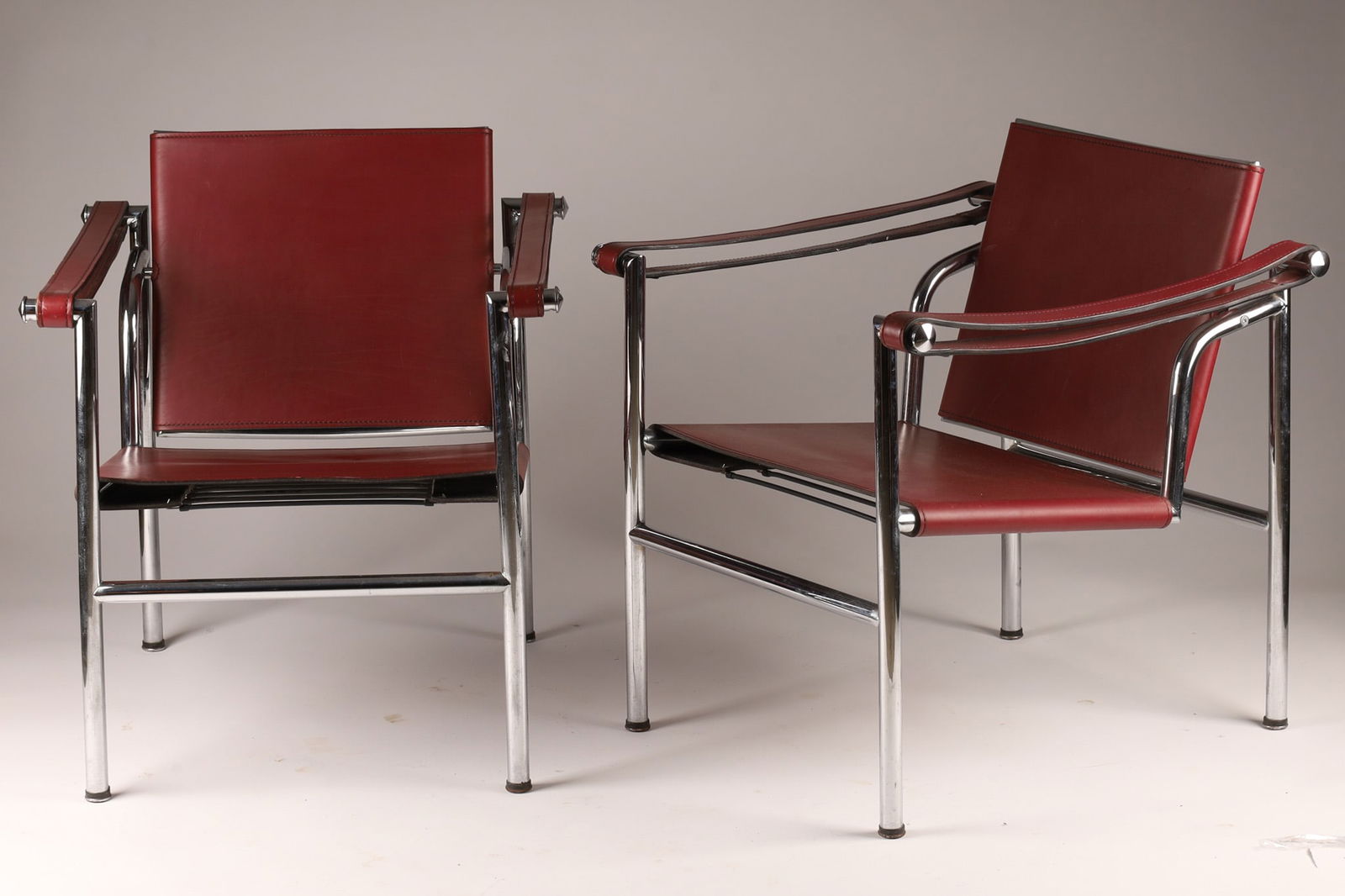 1970s Le Corbusier Style LC1 Basculant Armchairs (1 of 6)