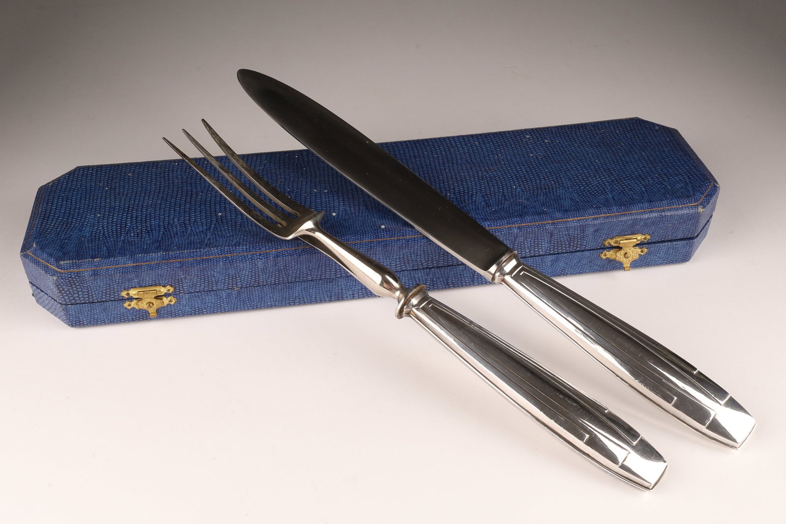 Orfevre Lenain Paris Art Deco Silver Serving Set (1 of 7)