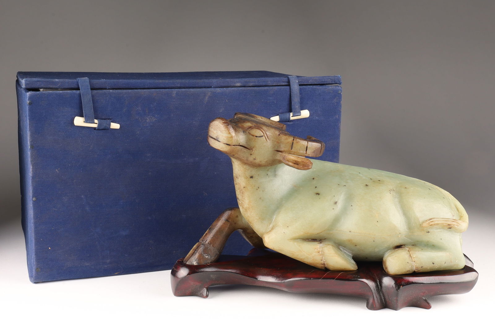 Large Chinese Stone Recumbent Water Buffalo (1 of 8)