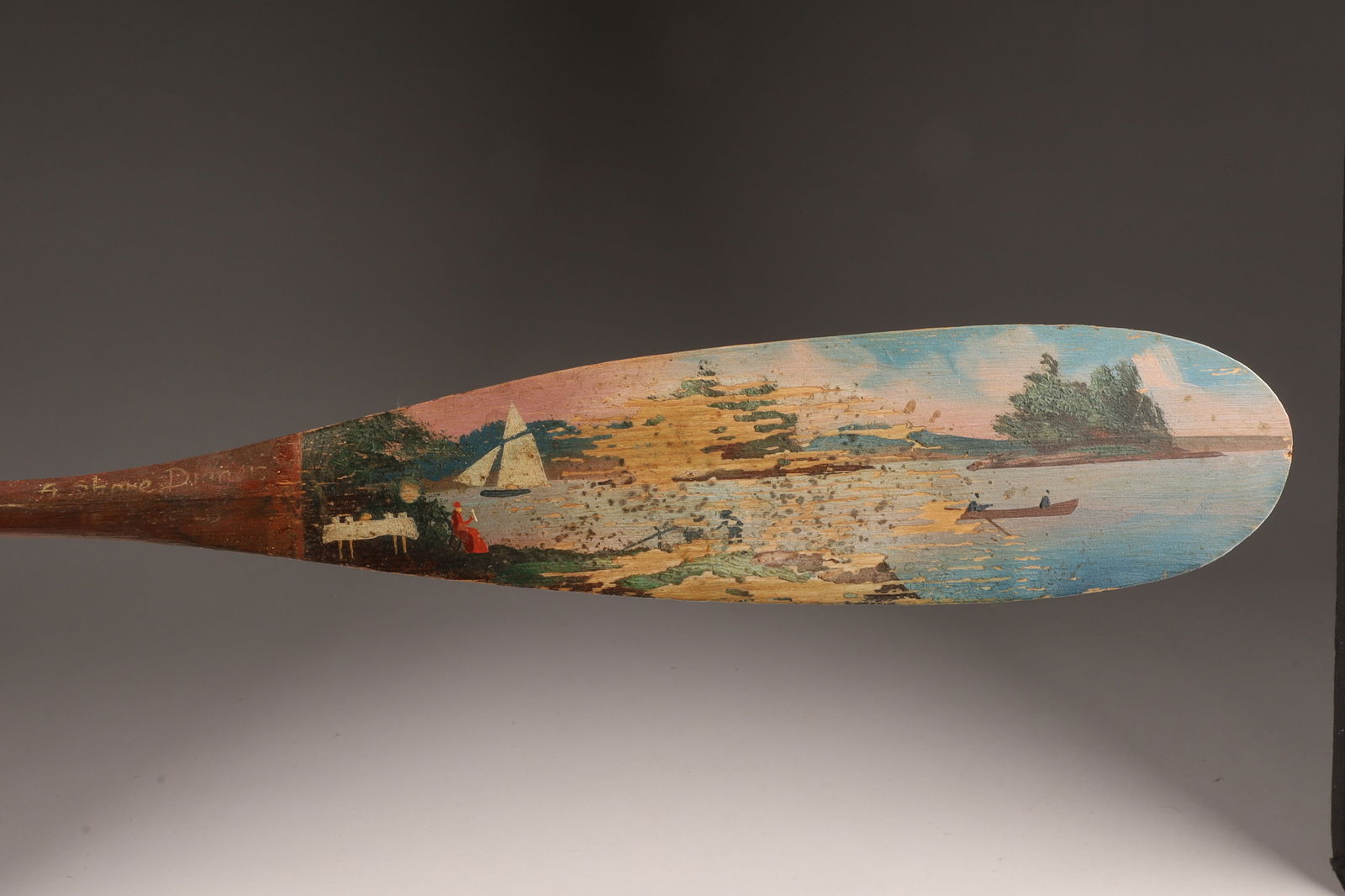 Alpheus Keech Autumn Scenery Souvenir Paddle (1 of 9)