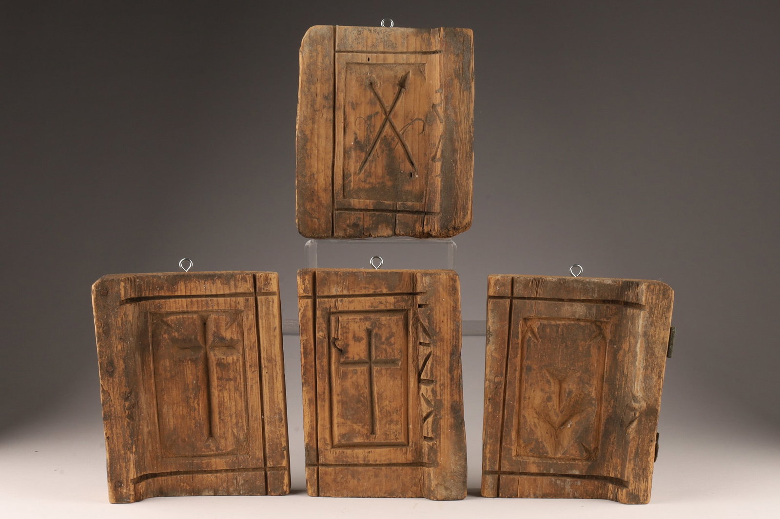 Collection Antique Quebec Prayer Book Sugar Molds Passion of the Christ (1 of 6)