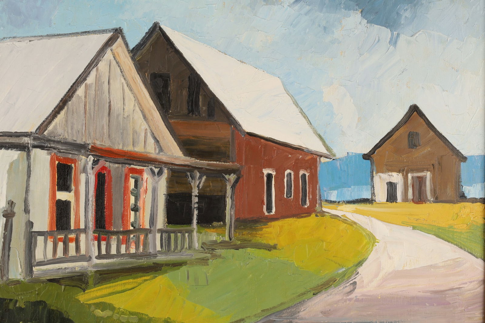 Yvon Provost (Canadian, b. 1935) Village Landscape (1 of 6)