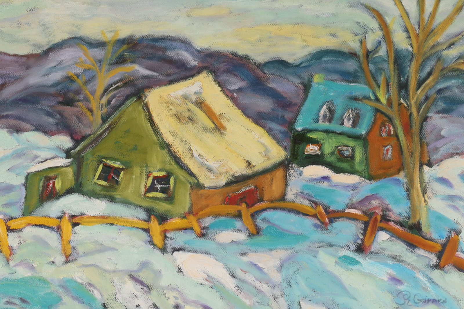 Raymond Girard (Canadian, b. 1942) Winter Scene (1 of 6)