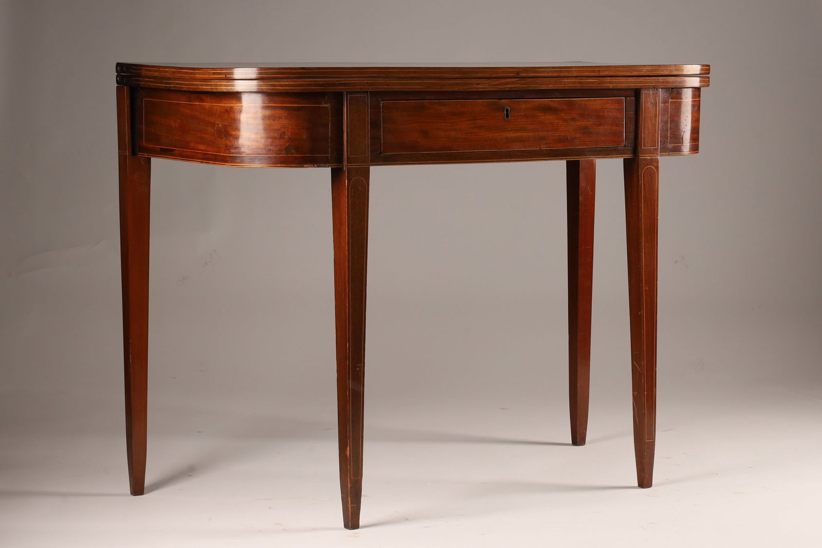 Antique English George III Mahogany Games Table (1 of 9)