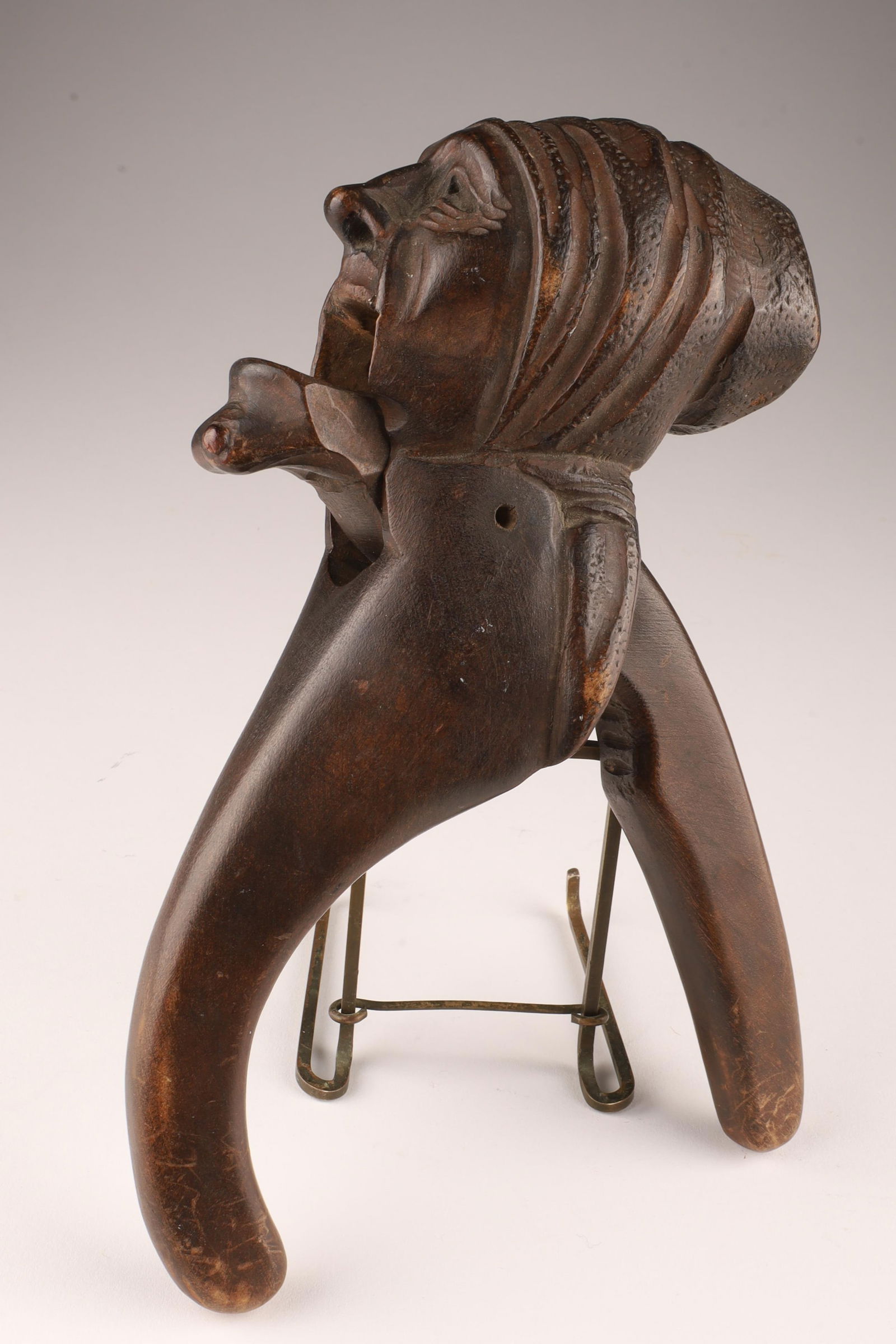 Antique Black Forest Wooden Nutcracker Lady (1 of 6)