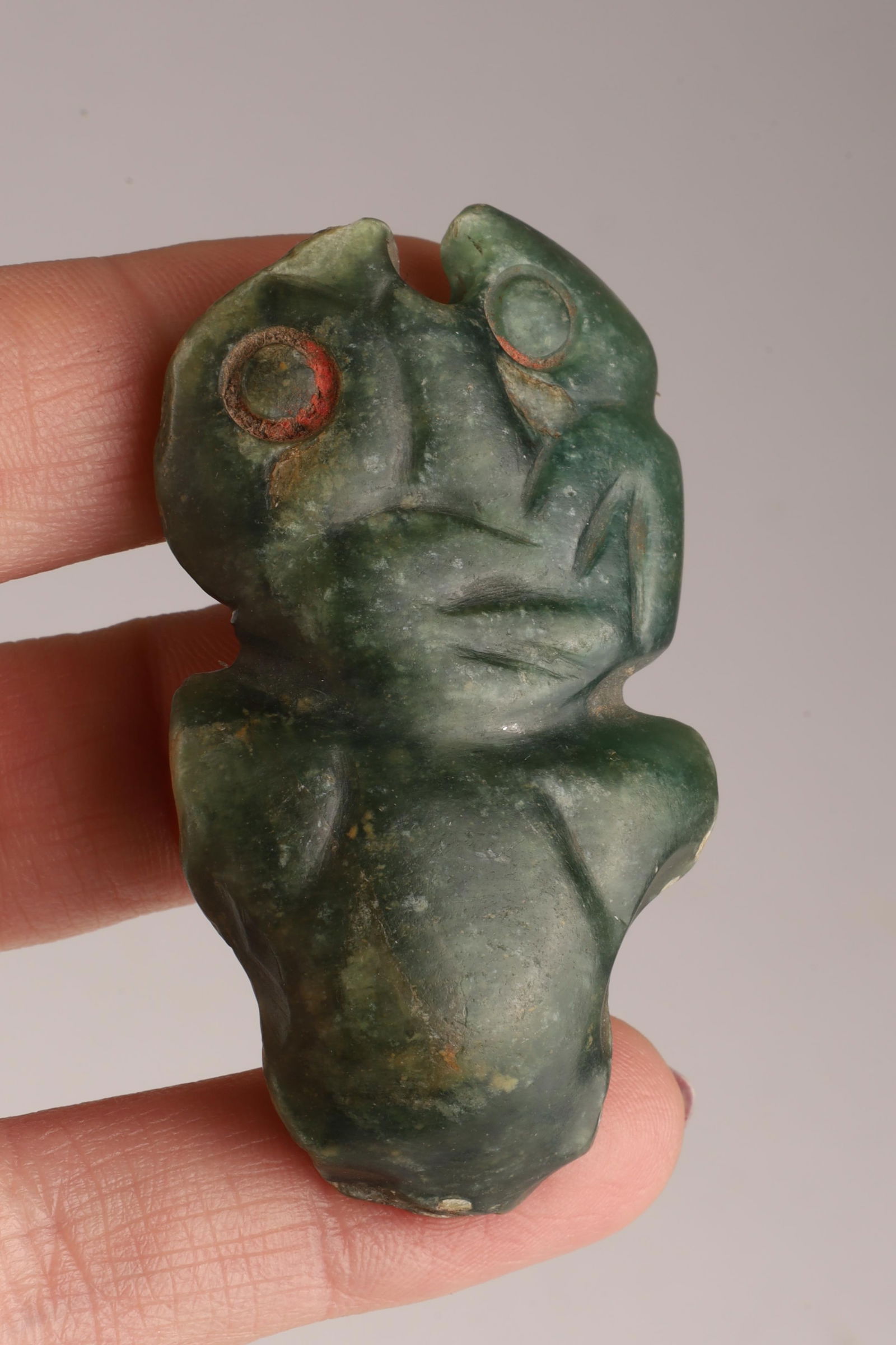 Antique Oceania Maori Hei Tiki Pendant (1 of 5)