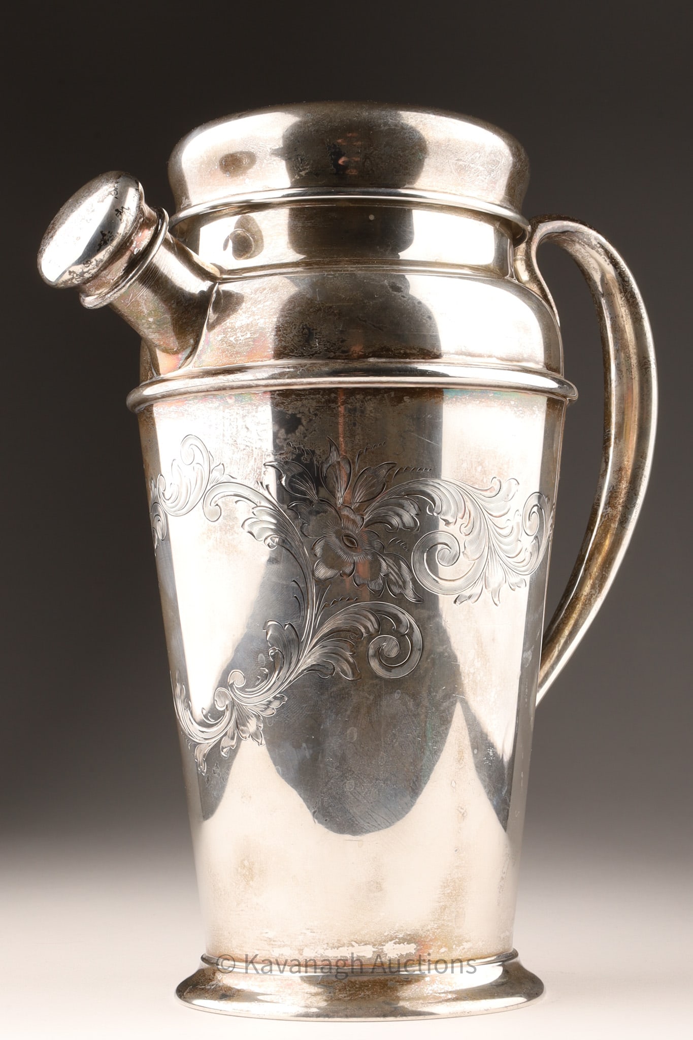 Art Deco Birks Sterling Silver Cocktail Shaker (1 of 6)