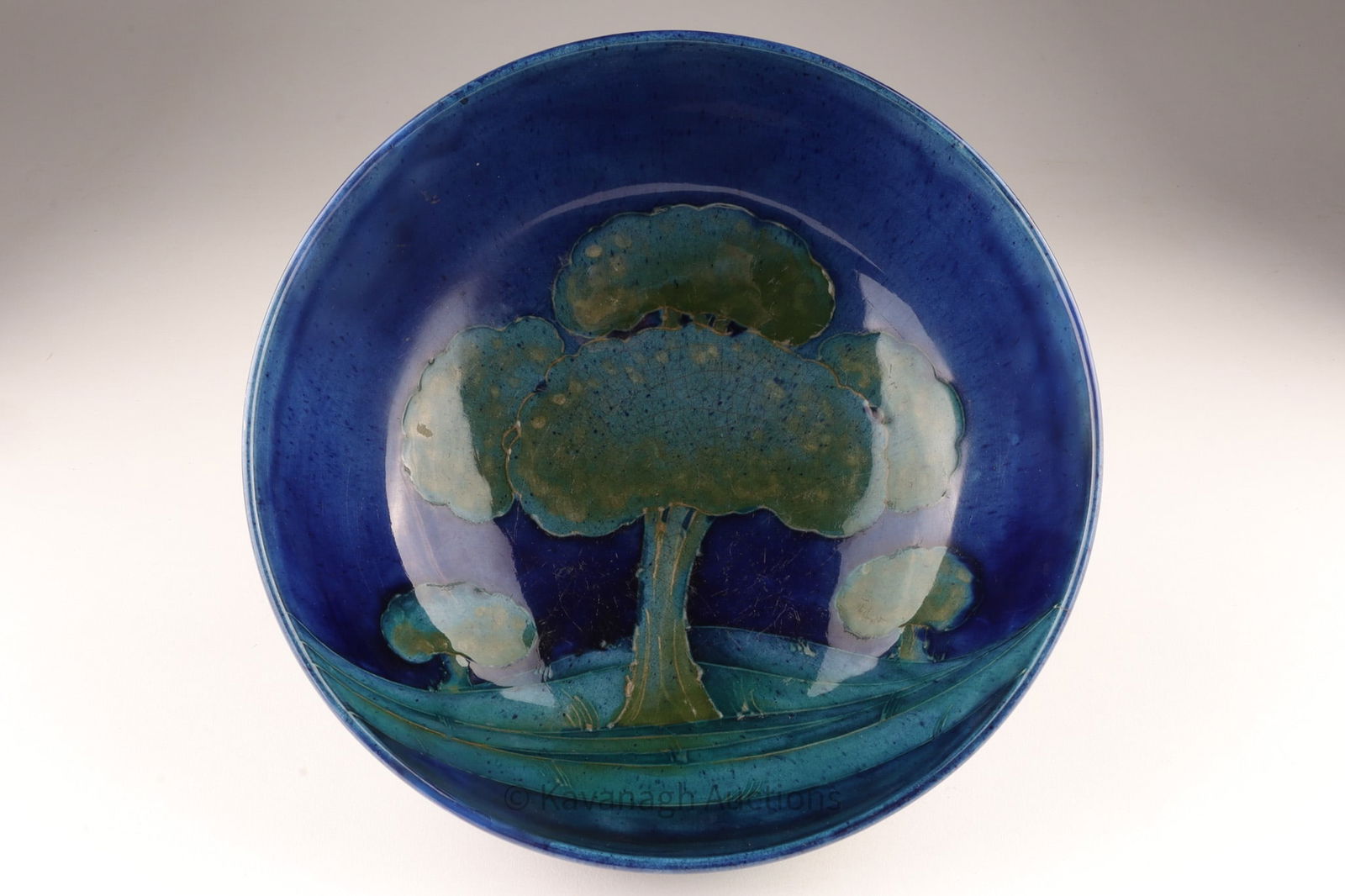 Moorcroft Moonlit Blue Pattern Fruit Bowl (1 of 5)