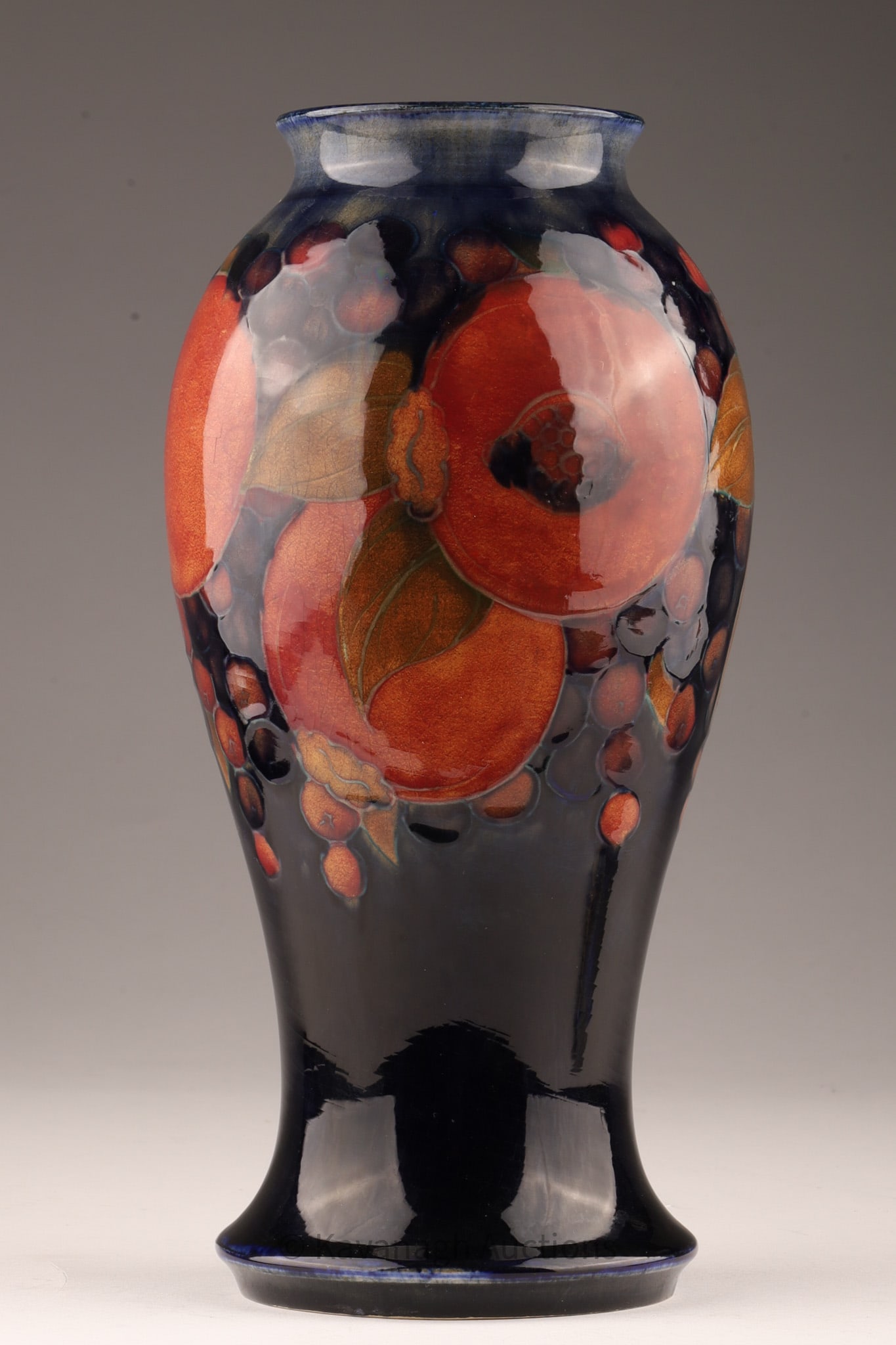 Moorcroft Pomegranate Pattern Baluster Vase (1 of 6)