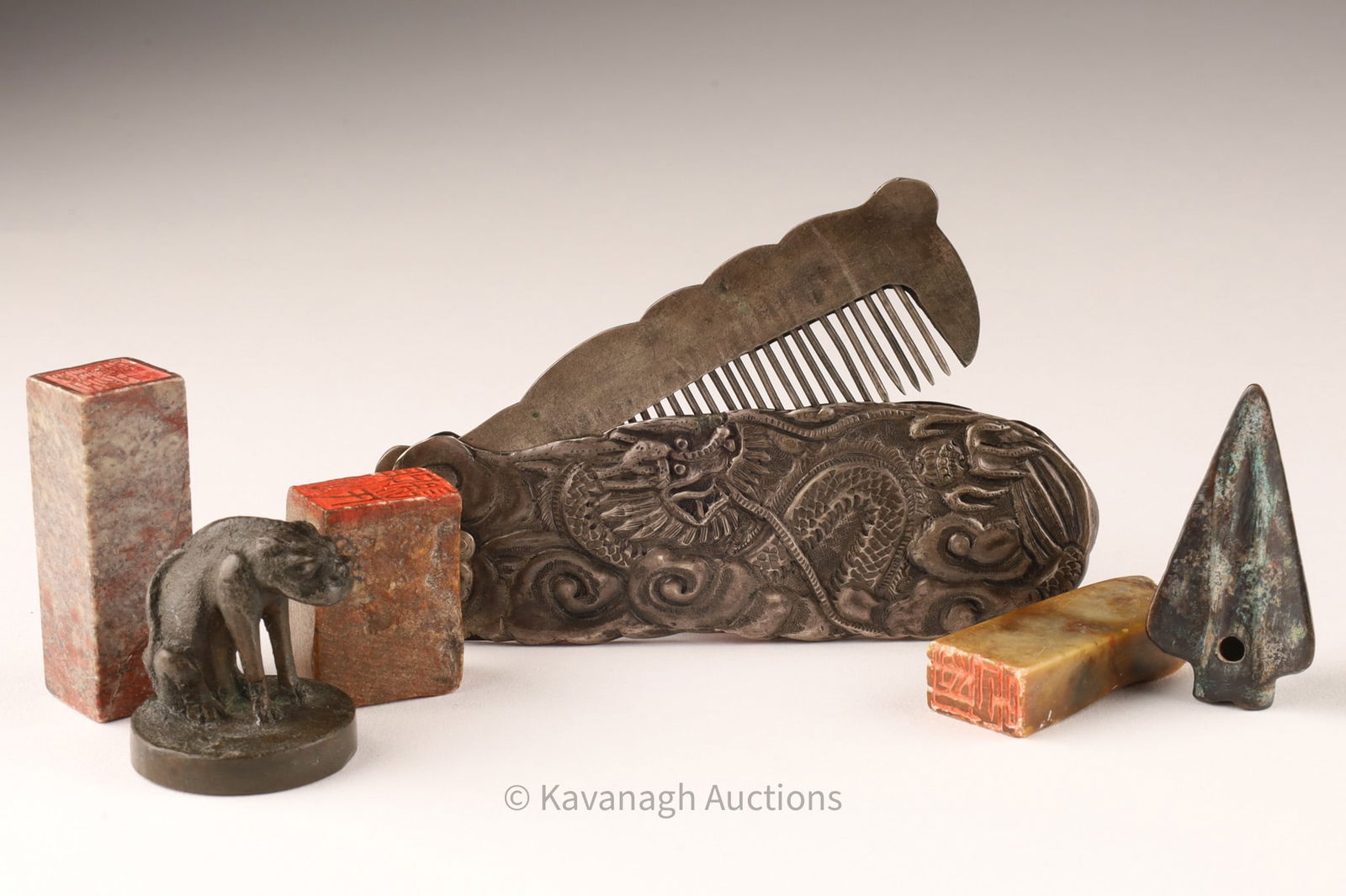 Lot of Antique Chinese Objects, Seals (1 of 4)