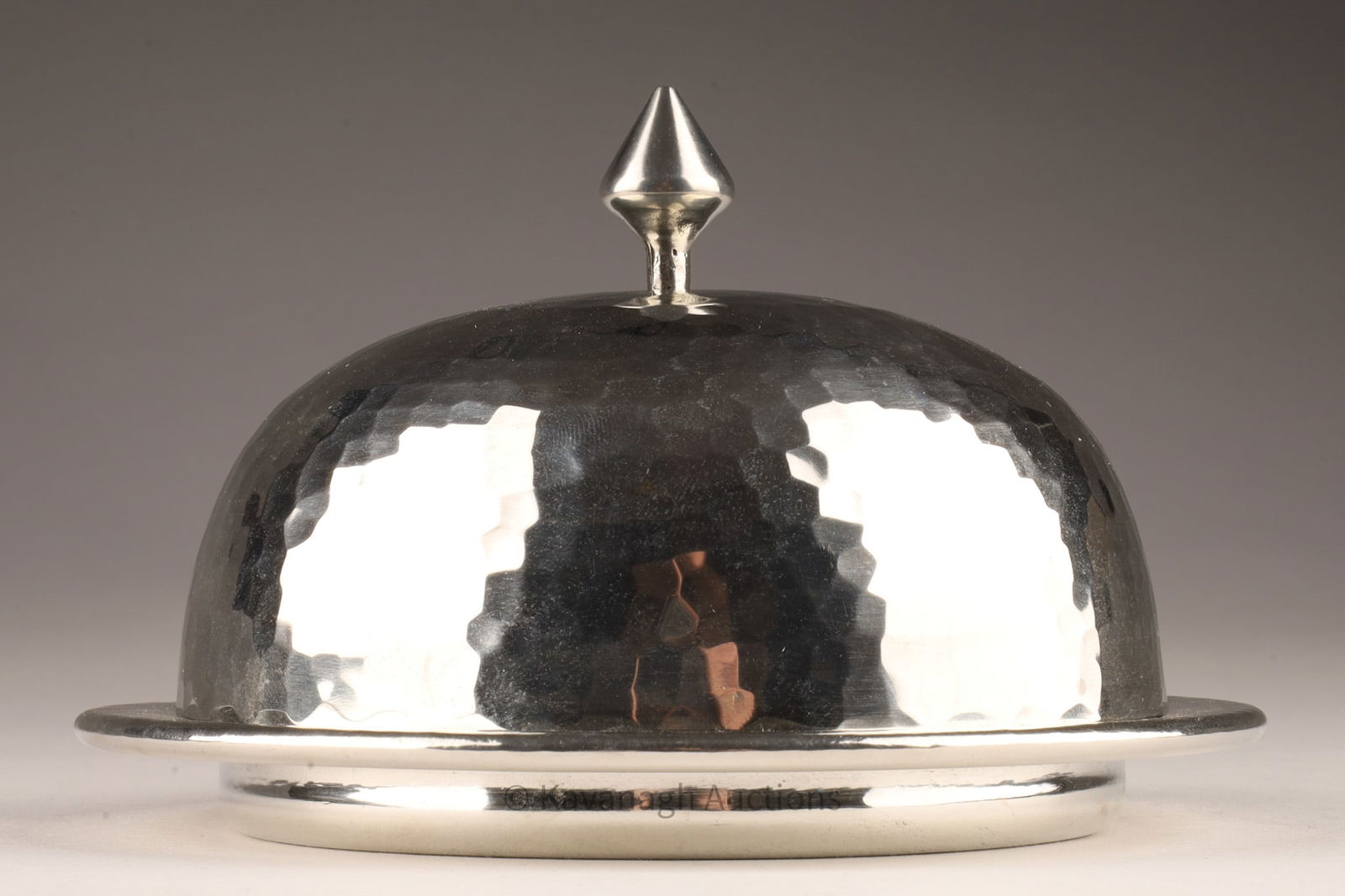 Quebec Chaudron Hand Hammered Pewter Dish (1 of 7)