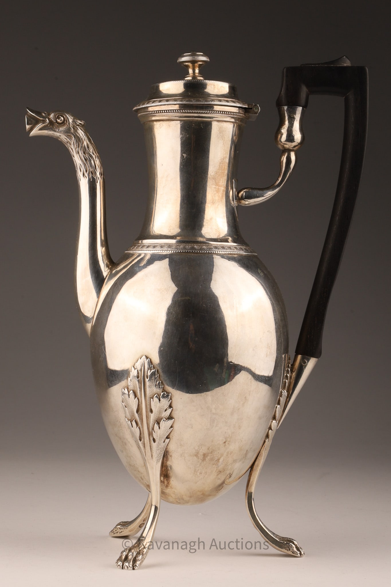 Antique French Empire Sterling Coffee Pot (1 of 12)