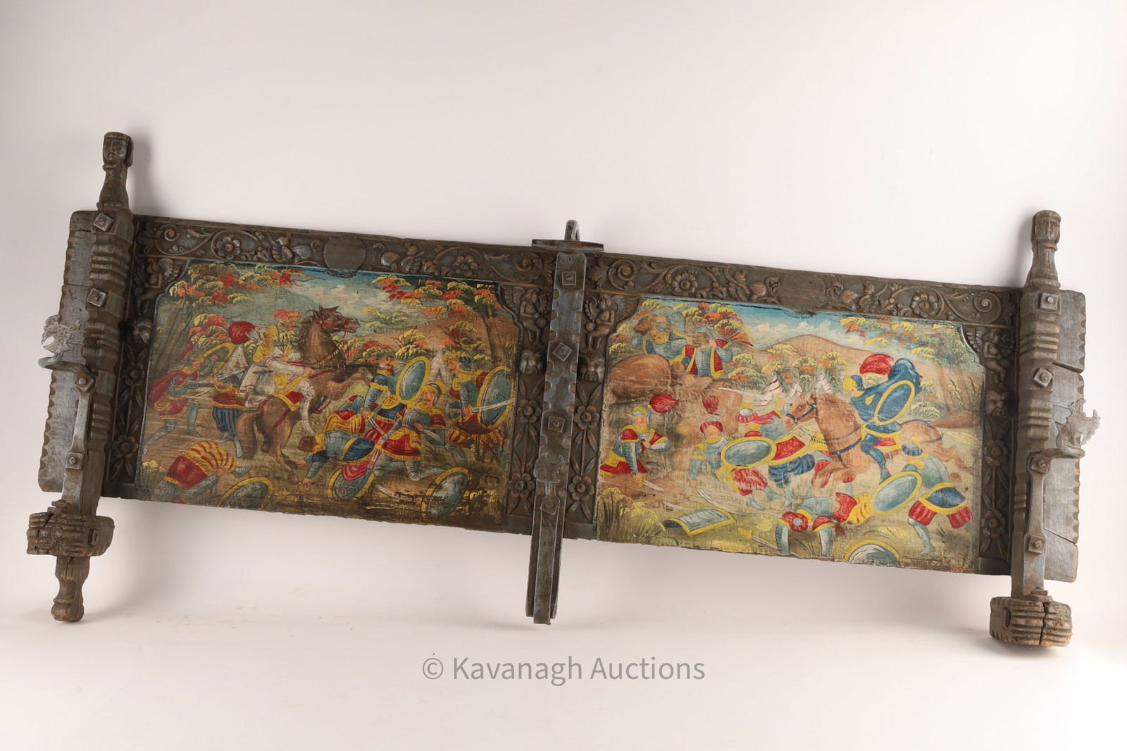 Sicilian Cart Sponda Painted Chariot Back (1 of 12)