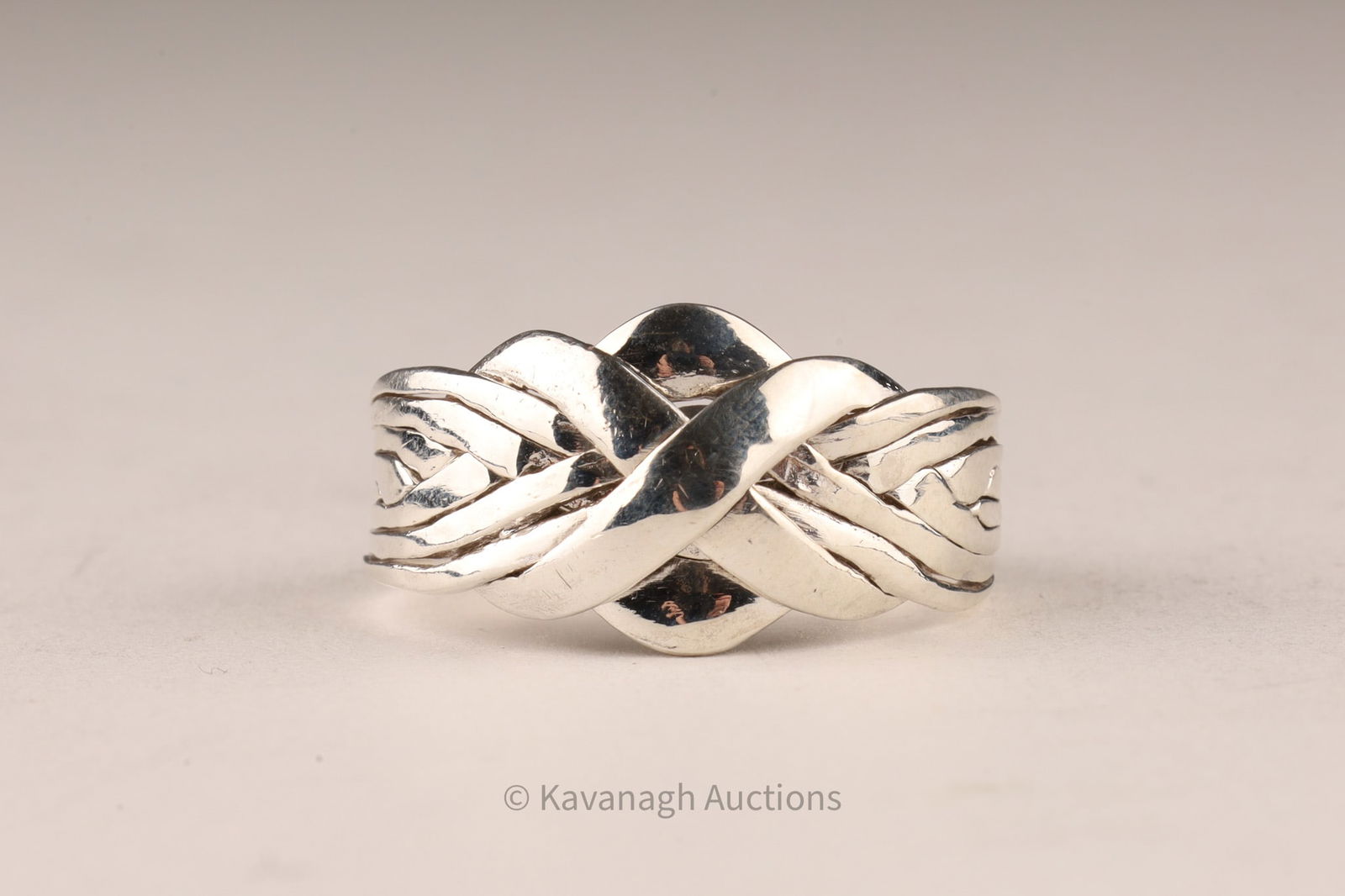 Sterling Silver 8 Band Puzzle Ring (1 of 7)