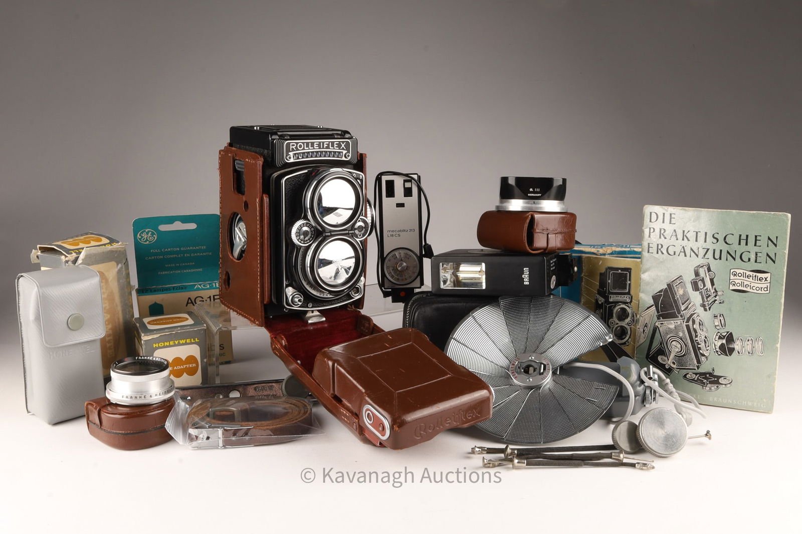 Vintage Rolleiflex 2.8 E Camera and Accessories (1 of 6)