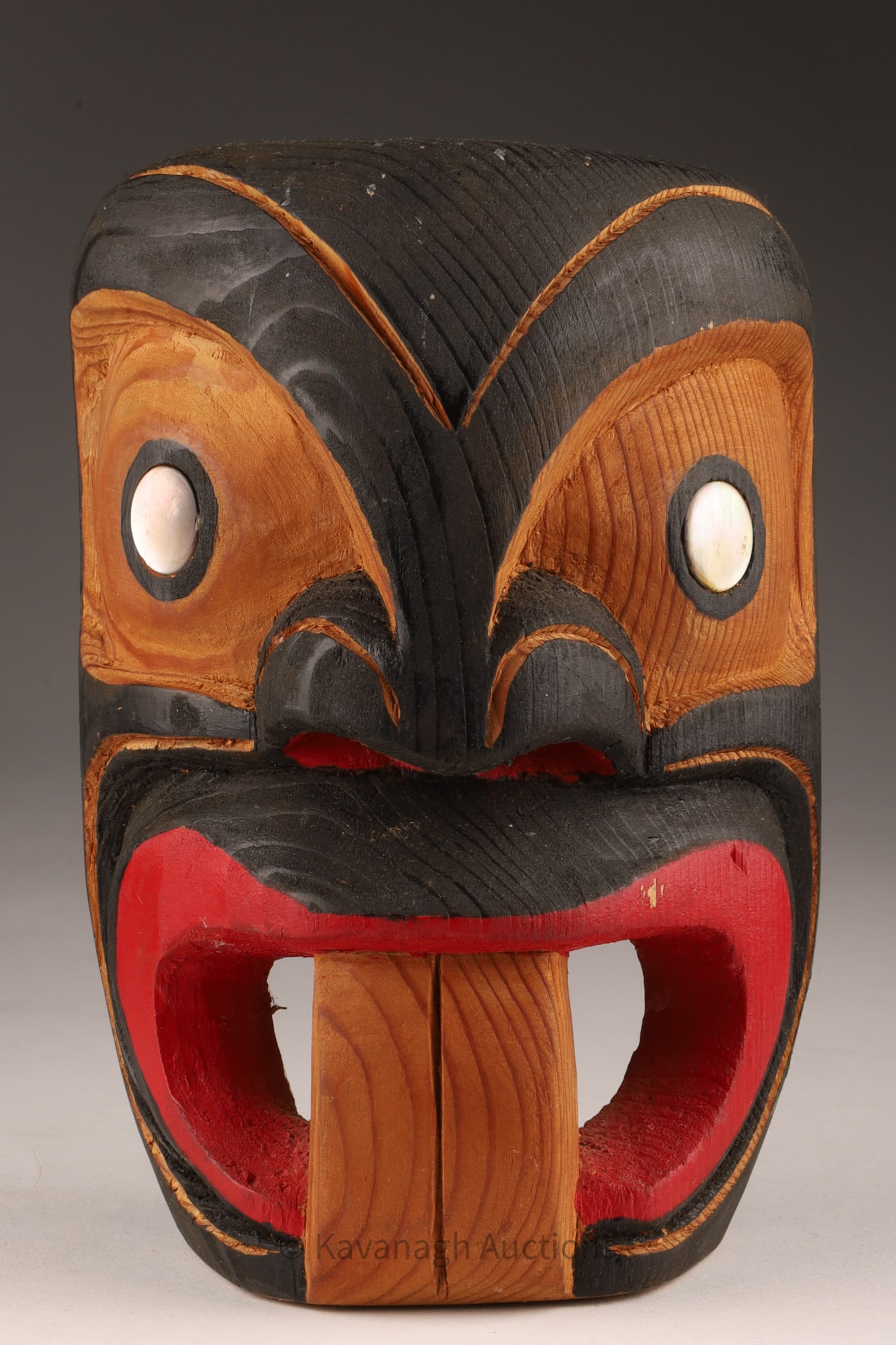 Kwakwaka'wakw Cedar Mask Sampson Robertson (1 of 5)
