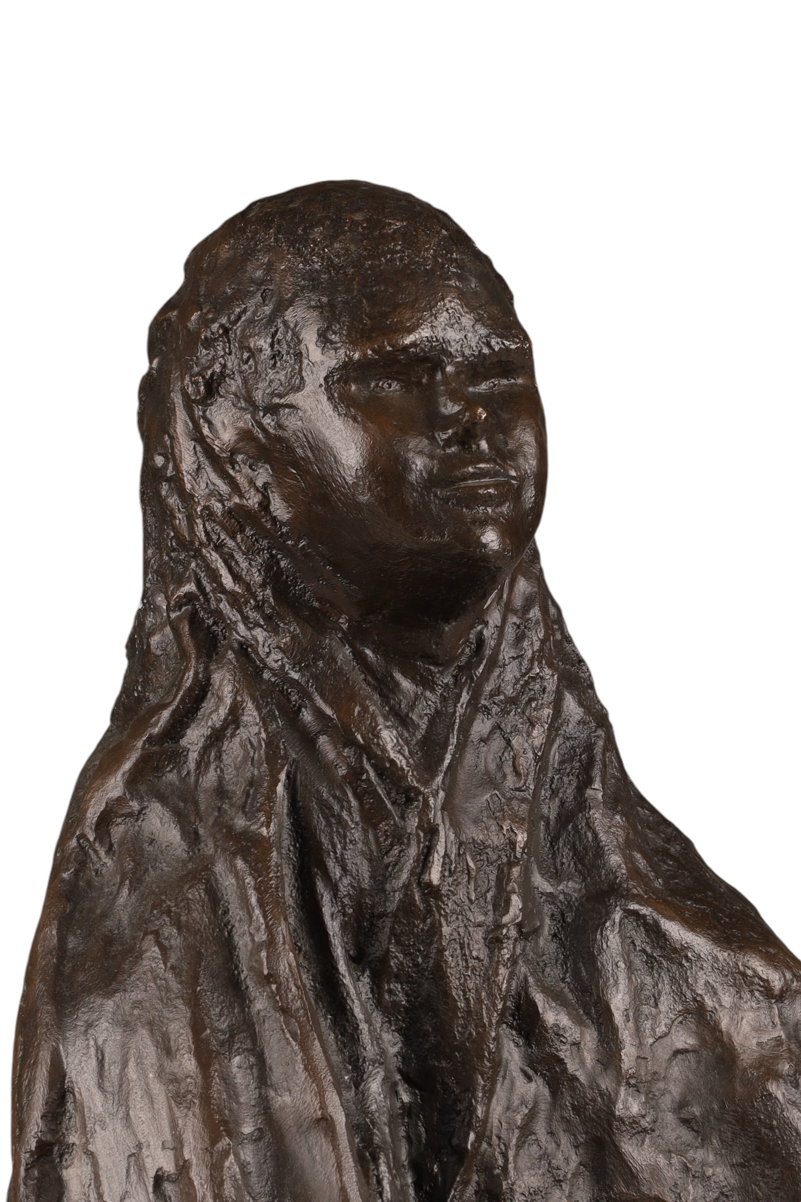 Alice Winant Large Bronze Sculpture Seated Woman: Alice Winant (Canadian, 1928-1989 ) Large Bronze Sculpture, Seated Woman with Stamped Signature. Measures 27 inches H x 22 W x 18 deep.