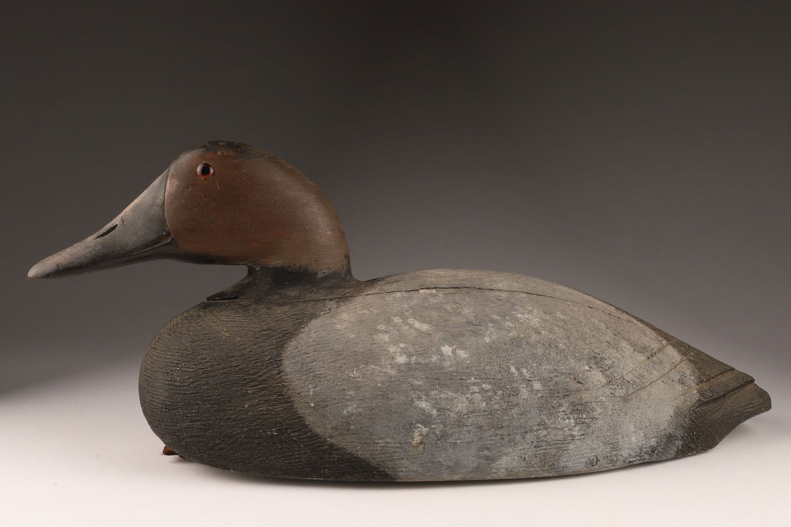Canvasback Drake Duck Decoy Ontario Original Paint (1 of 10)