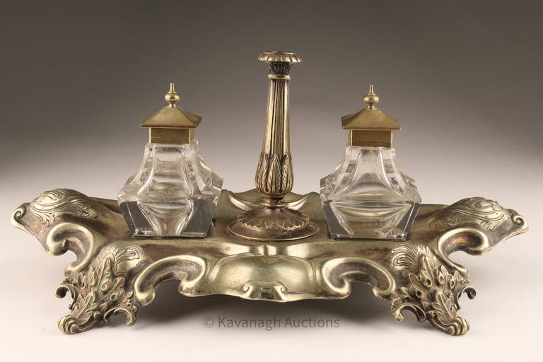Bronze and Gilt Bronze German Planter by Anezin Kayser Bronze and Gilt Bronze German Planter by Anezin Kayser