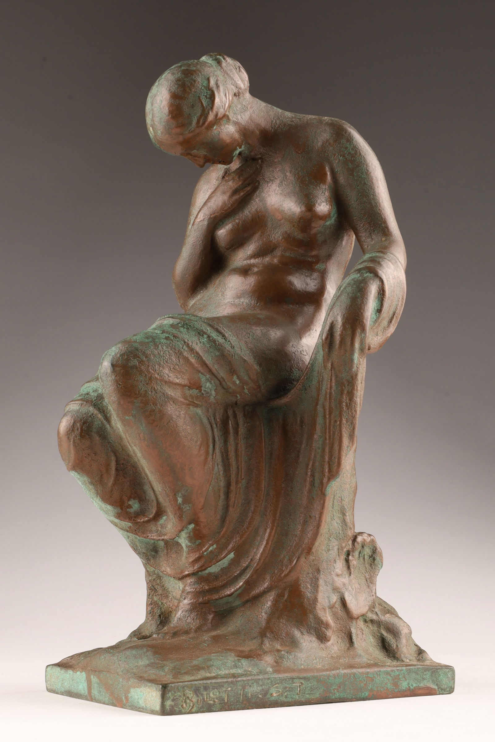 Salvatore F. Bilotti Bronze Maiden Sculpture (1 of 8)