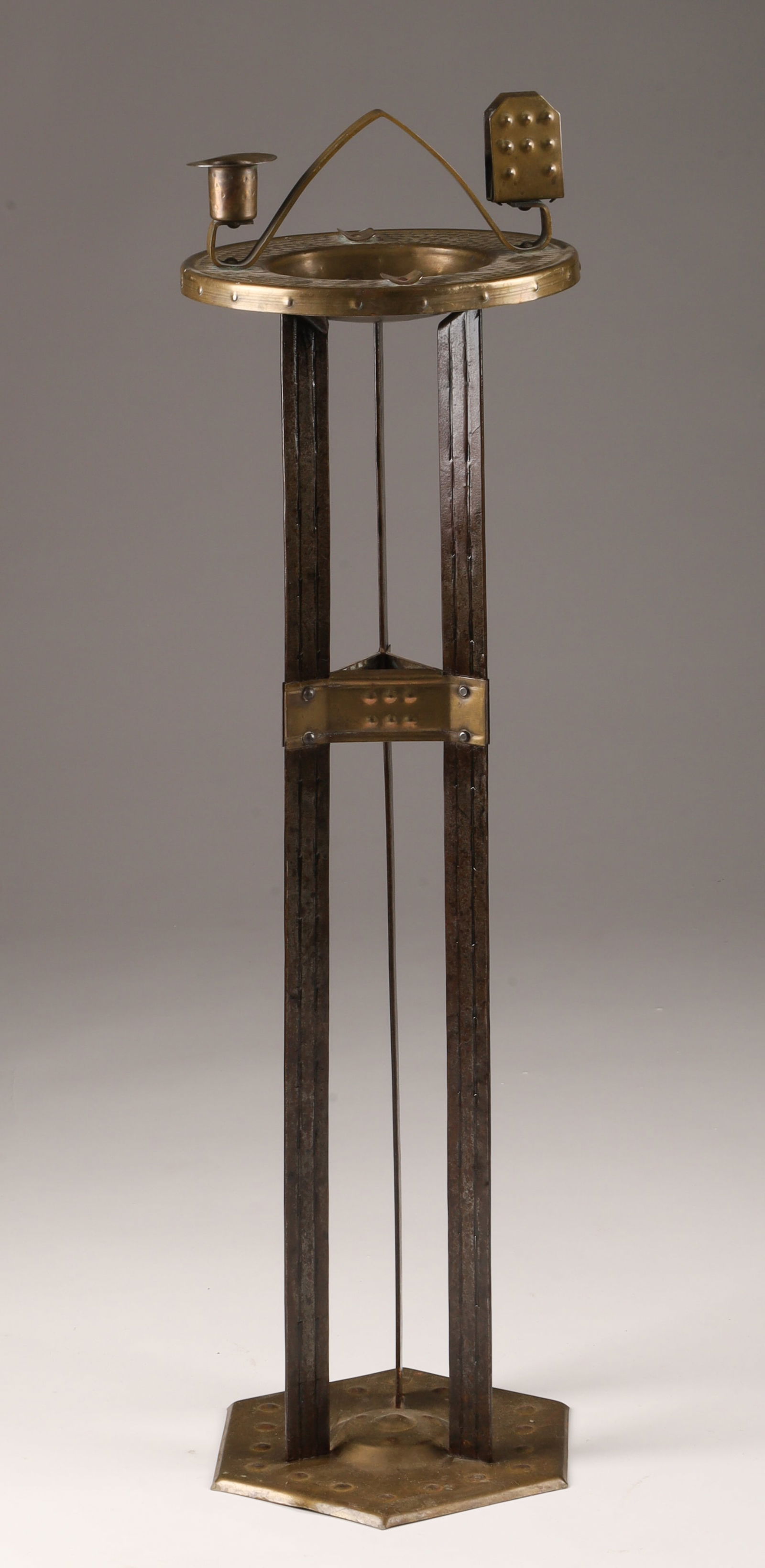 Goberg Hugo Berger Bronzed Ashtray on Stand (1 of 6)