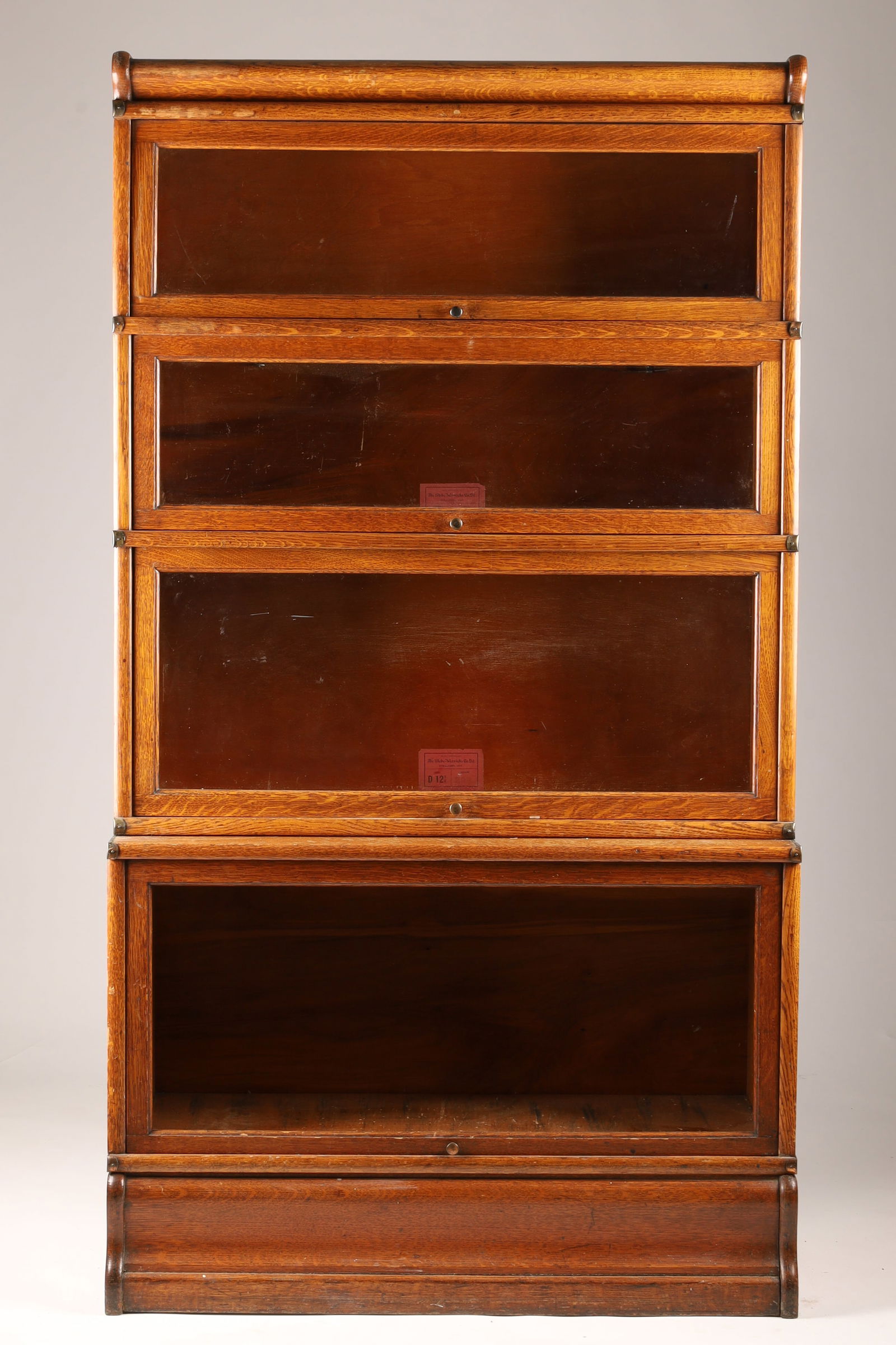 Globe Wernicke Co Oak Sectional Barrister Bookcase (1 of 6)