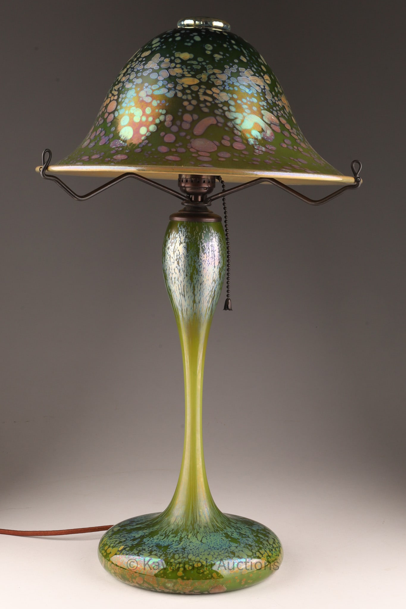 Phoenix Studios John Cook Chip Glass Table Lamp (1 of 8)
