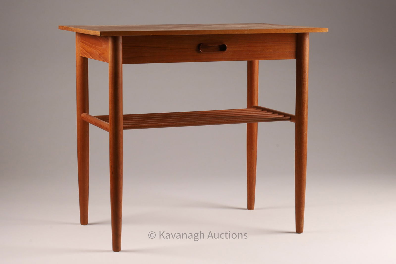 1960s MCM Danish Modern Teak Side Table (1 of 4)