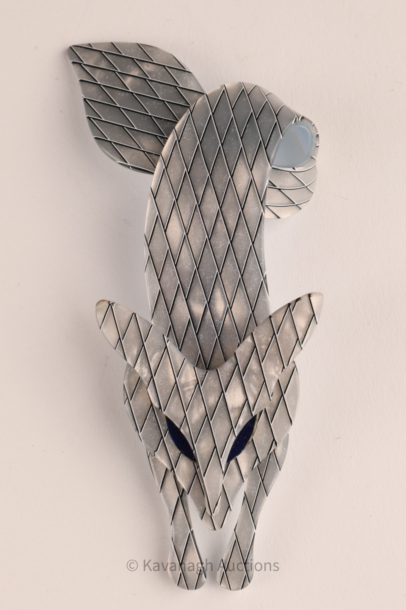 Signed Lea Stein Paris Lucite Fox Brooch (1 of 6)